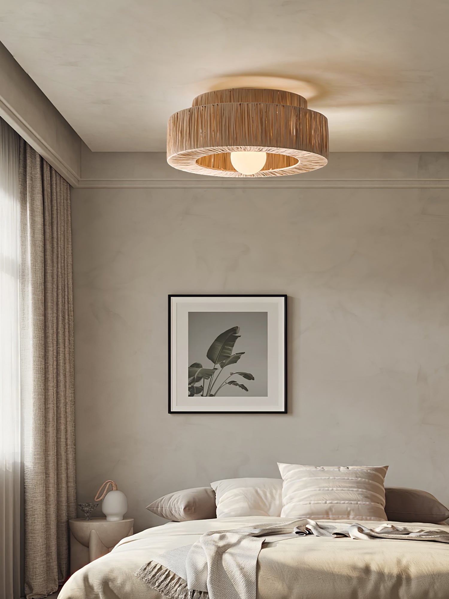 Straw Art Ceiling Lamp - Blowlighting