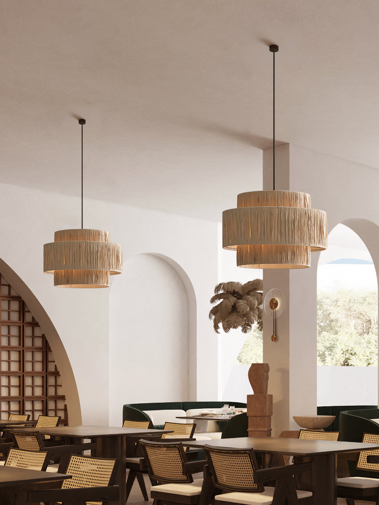 Straw Art Pendant Light - Blowlighting