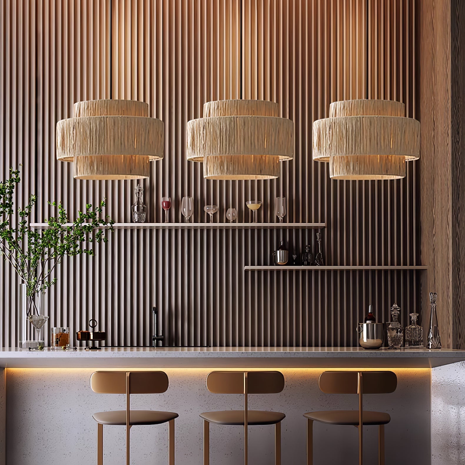 Straw Art Pendant Light - Blowlighting