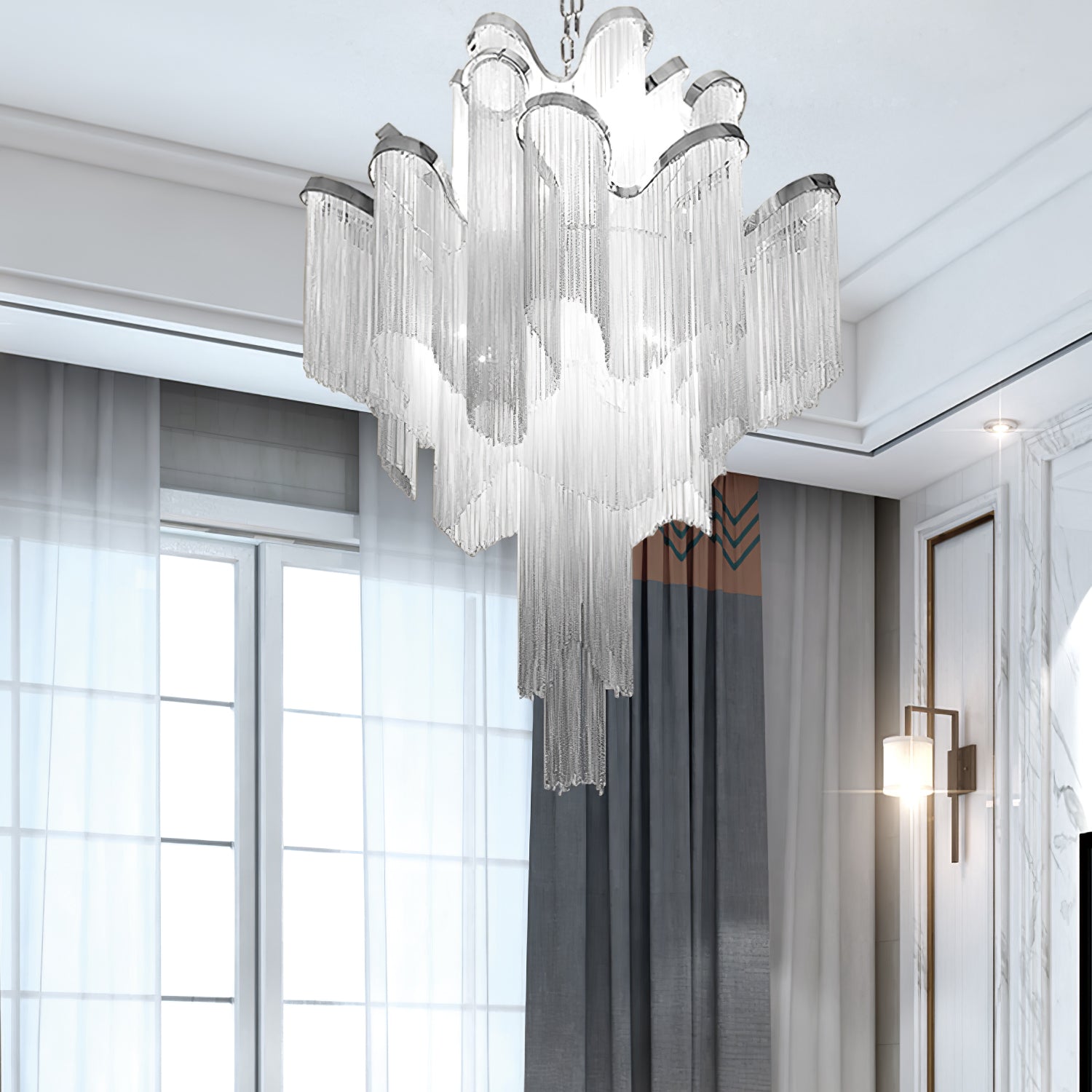 Stream Chain Chandelier - Blowlighting