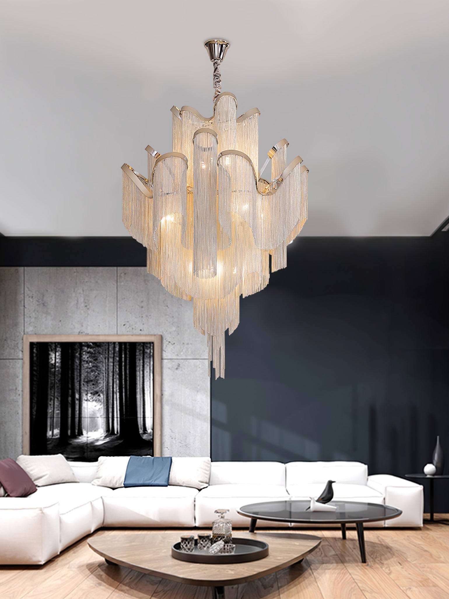 Stream Chain Chandelier - Blowlighting