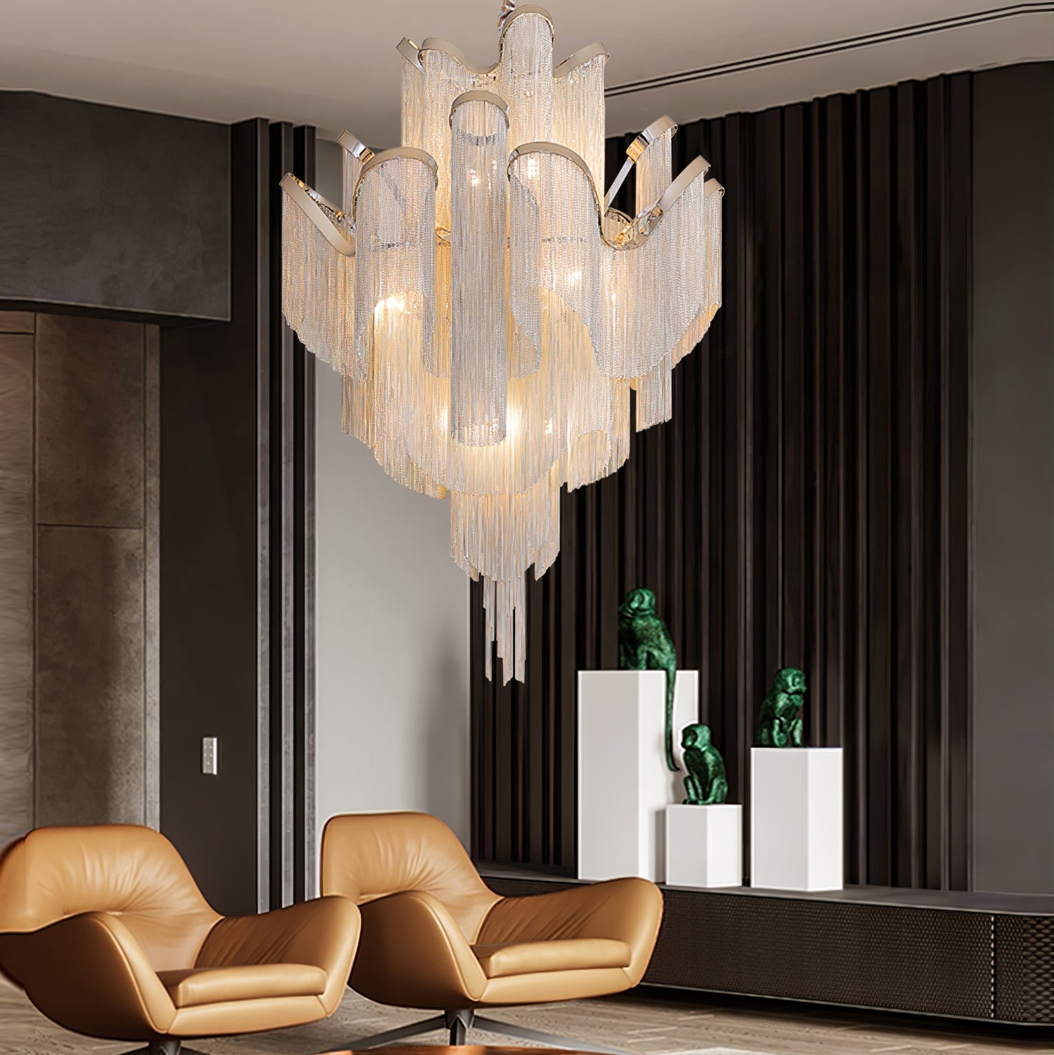 Stream Chain Chandelier - Blowlighting