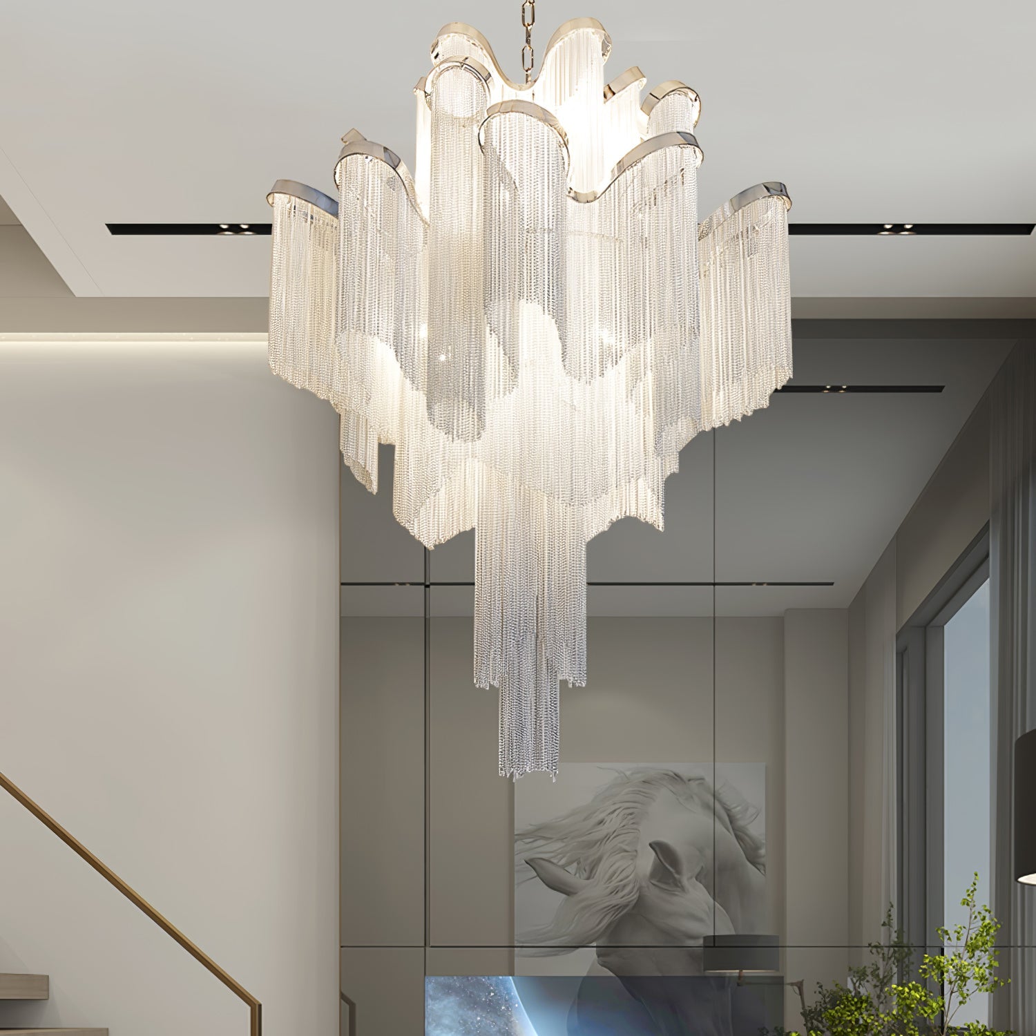 Stream Chain Chandelier - Blowlighting