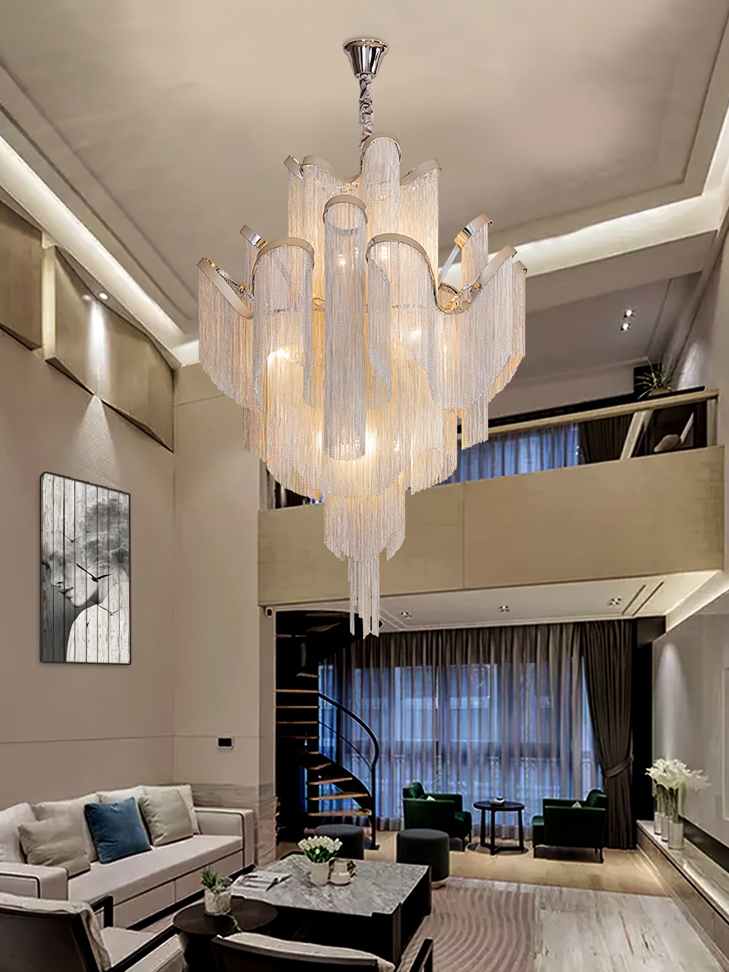 Stream Chain Chandelier - Blowlighting
