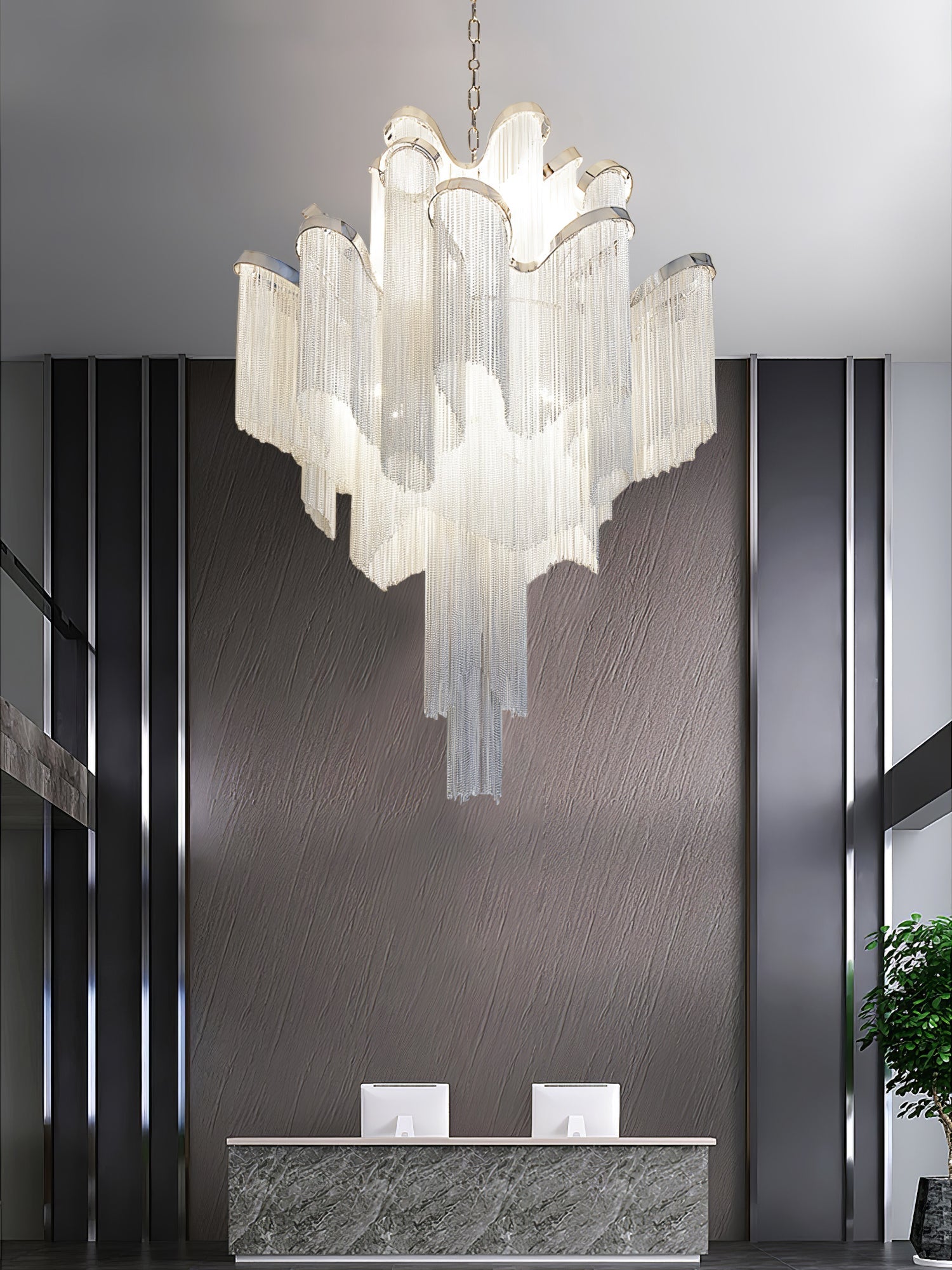 Stream Chain Chandelier - Blowlighting