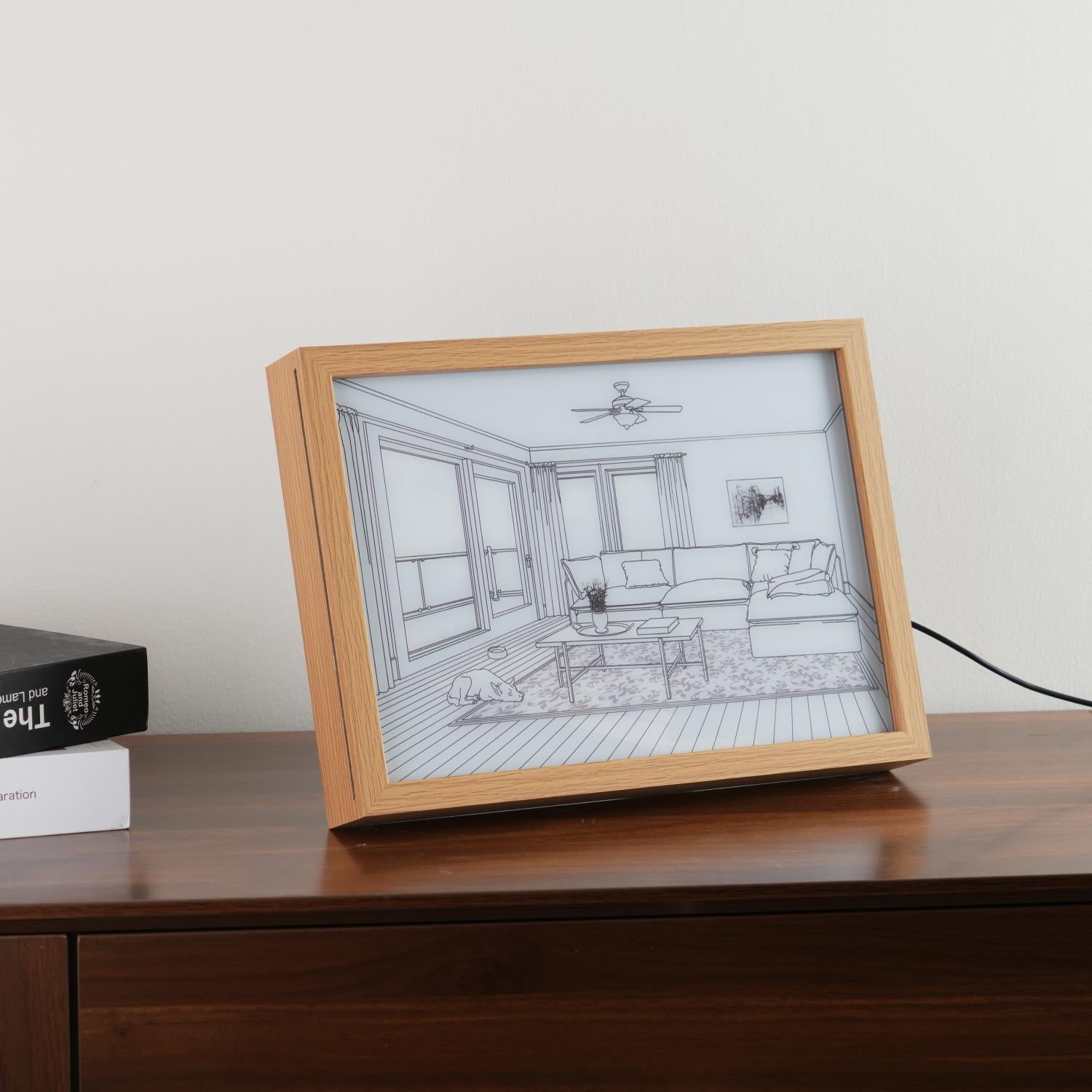Dog Sunbathing Mural Art Lamp - Blowlighting