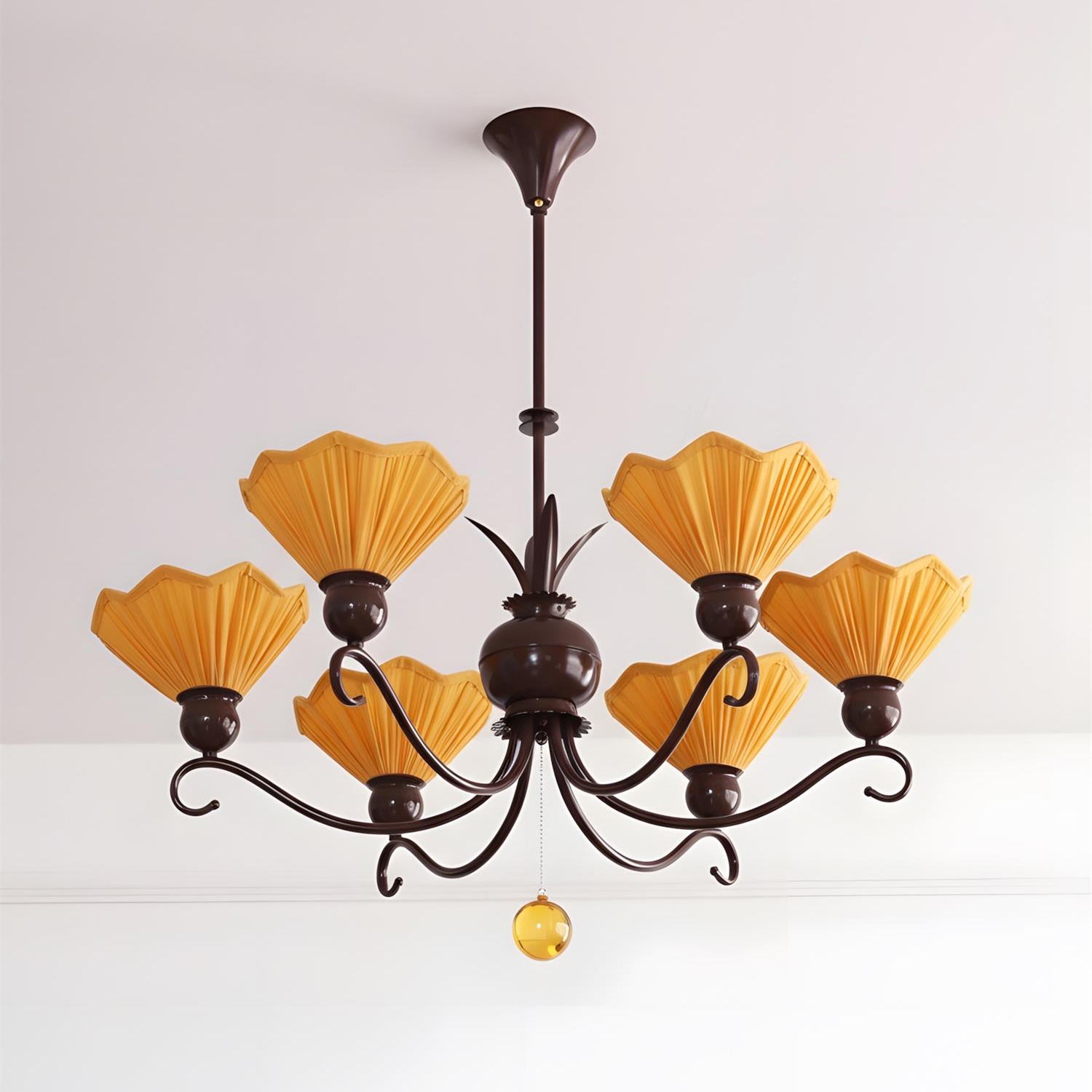 Sunquill Natural Fabric Chandelier