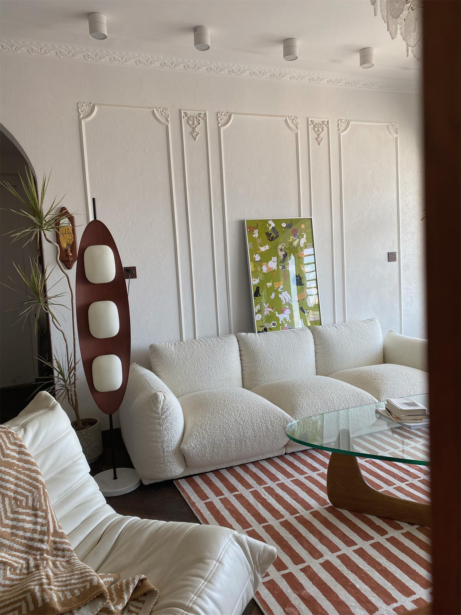 Camirara Marble Floor Lamp - Blowlighting