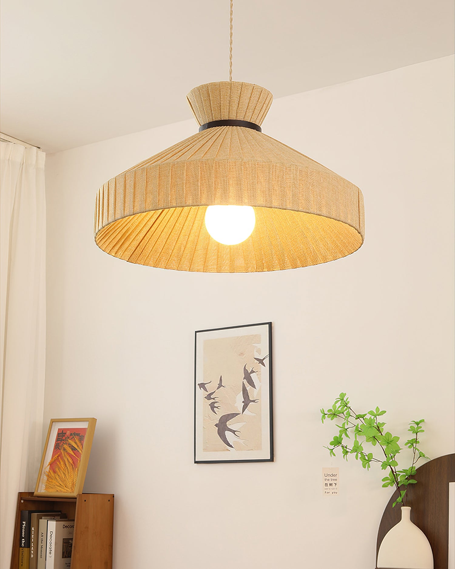 Surora Wabi-Sabi Fabric Pendant Light