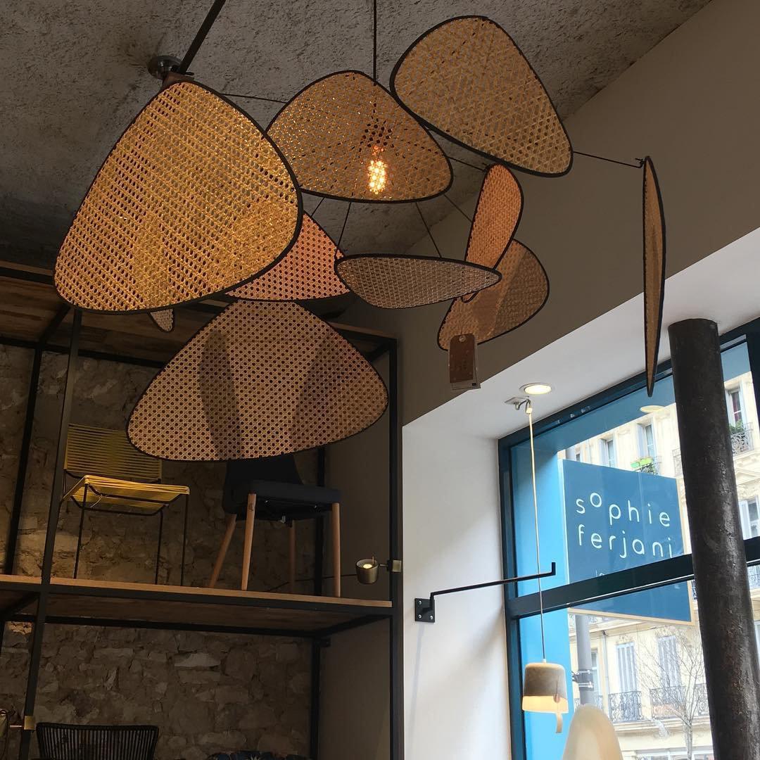 Screen Cannage Pendant Swag Light - Blowlighting