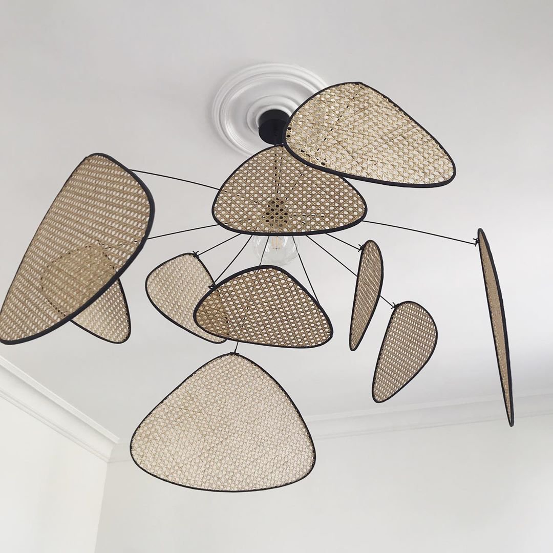 Screen Cannage Pendant Swag Light - Blowlighting