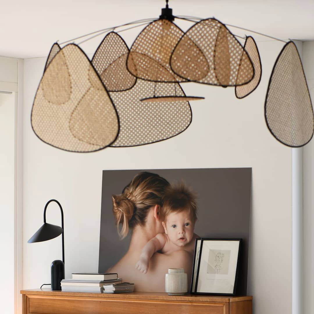 Screen Cannage Pendant Swag Light - Blowlighting