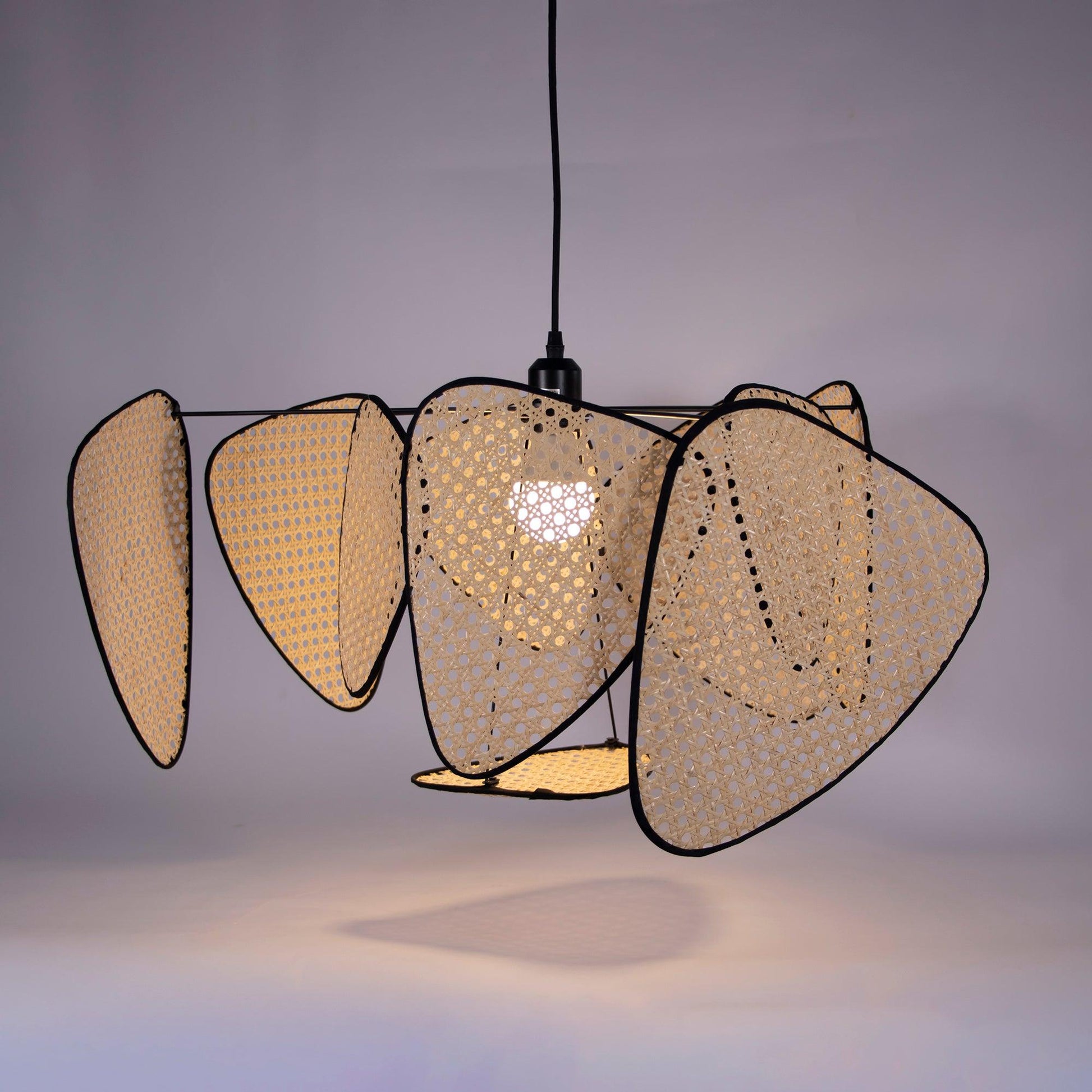 Screen Cannage Pendant Swag Light - Blowlighting