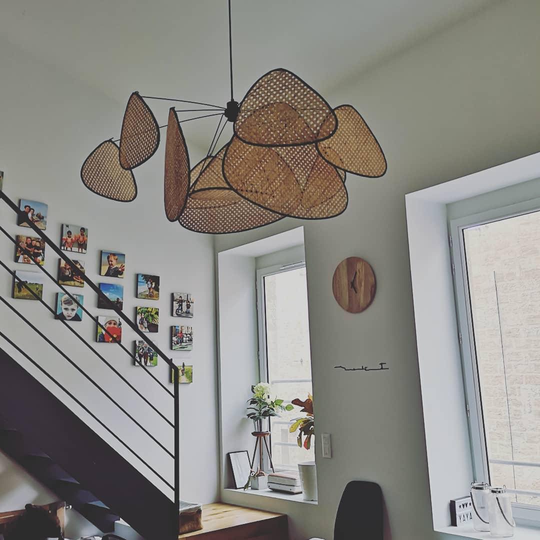 Screen Cannage Pendant Swag Light - Blowlighting