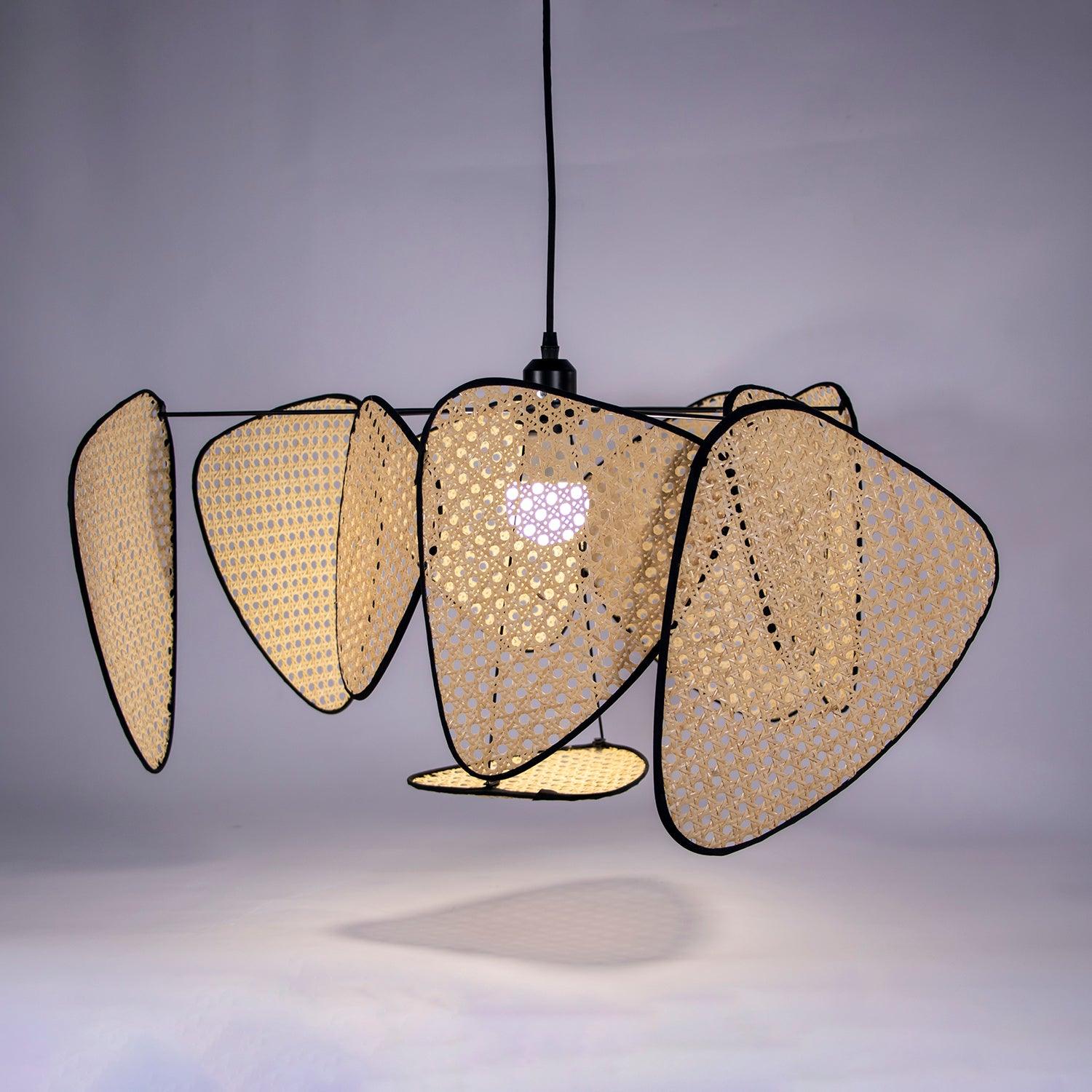 Screen Cannage Pendant Swag Light - Blowlighting