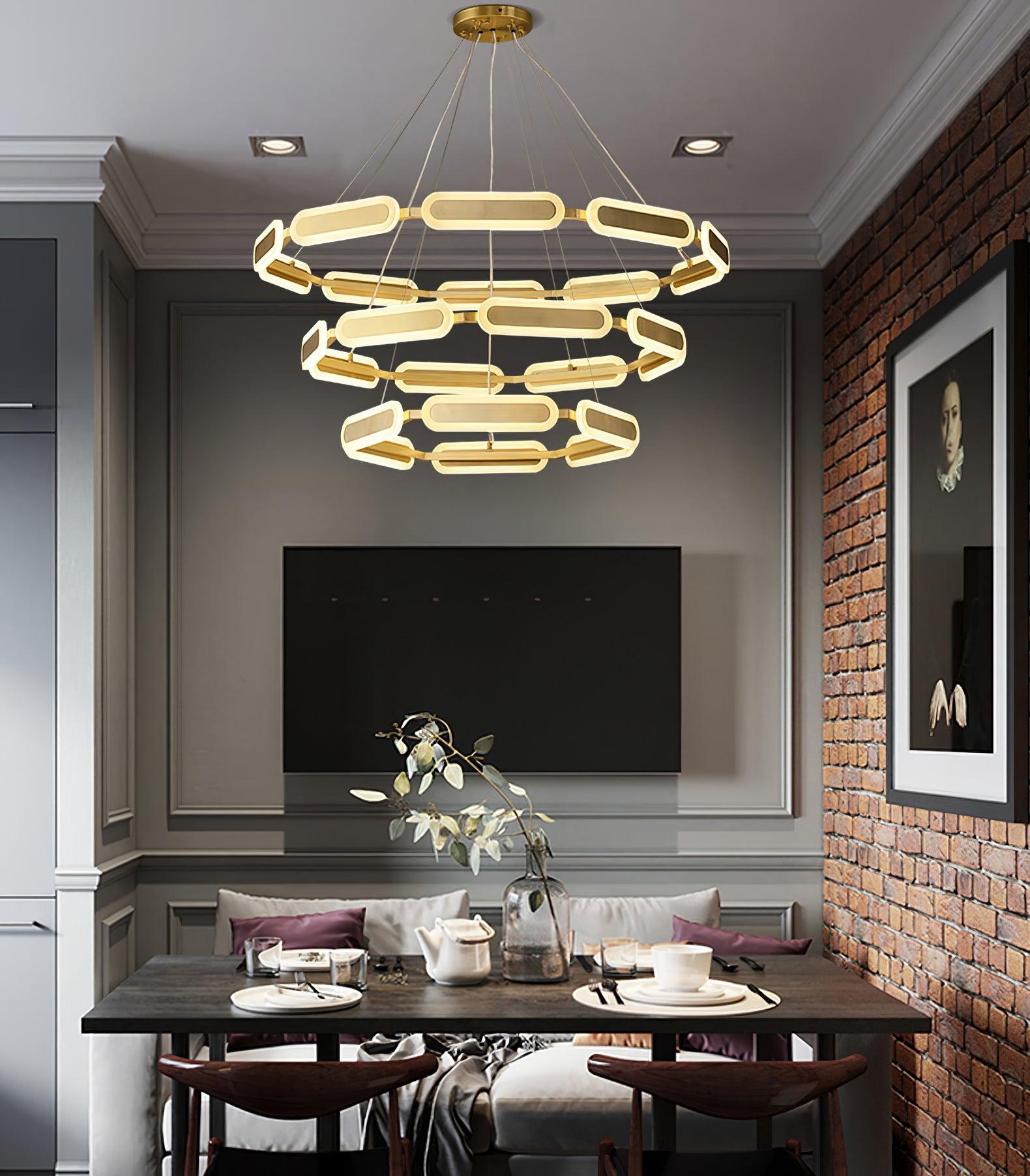 Swirl Chandelier - Blowlighting