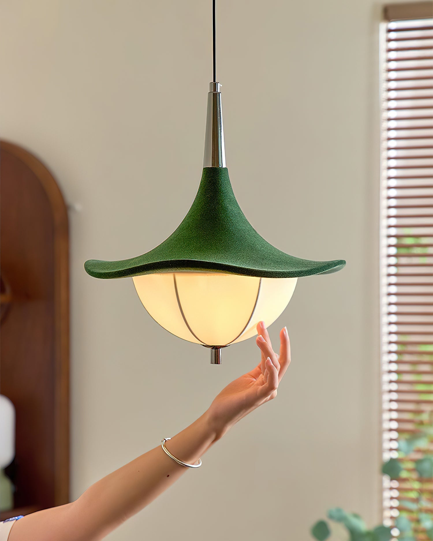 Sylva Drift Modern Fabric Pendant Light