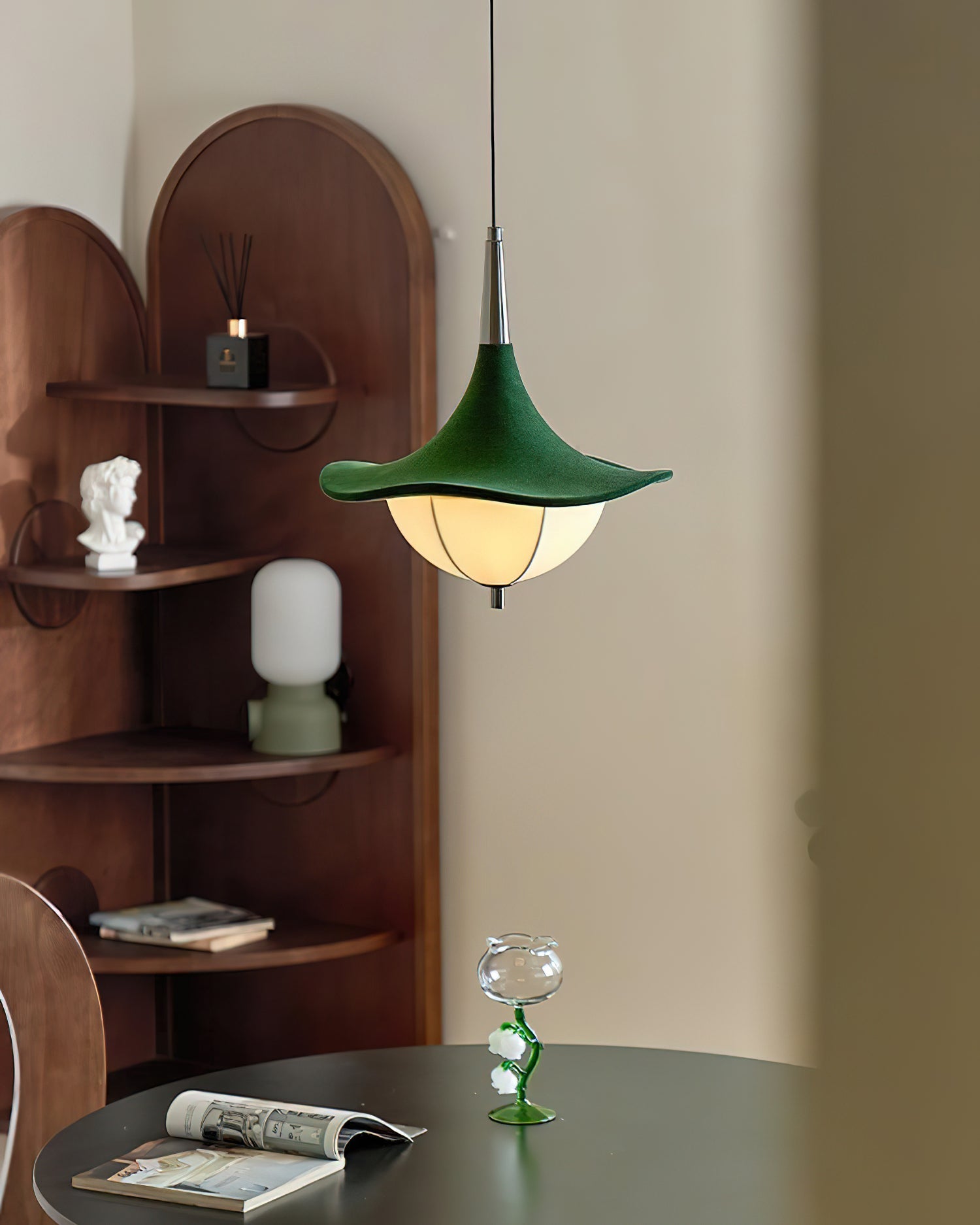 Sylva Drift Modern Fabric Pendant Light
