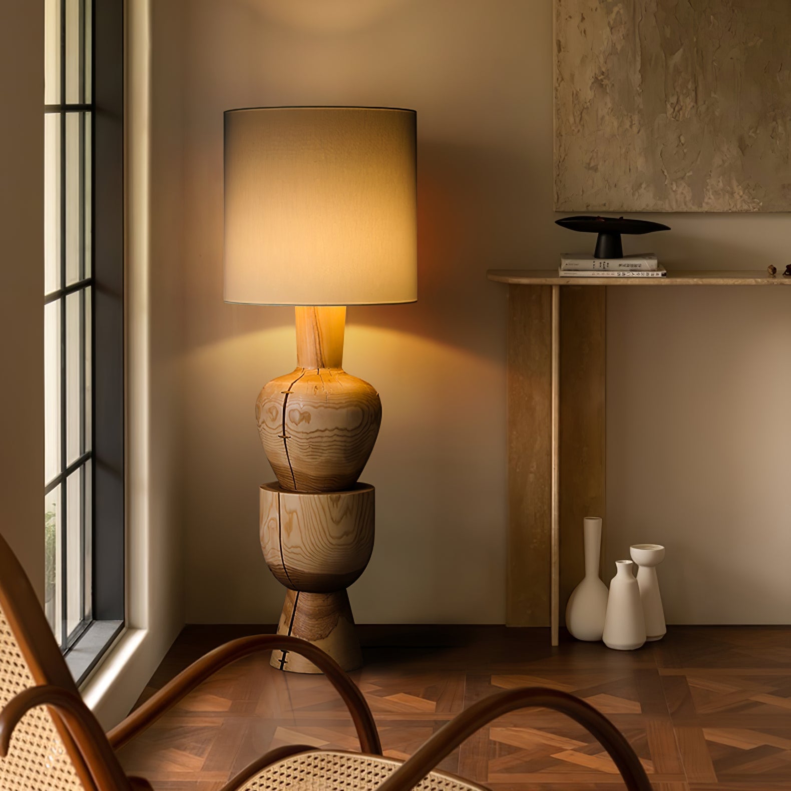Ulvinir Wooden Table Lamp - Blowlighting