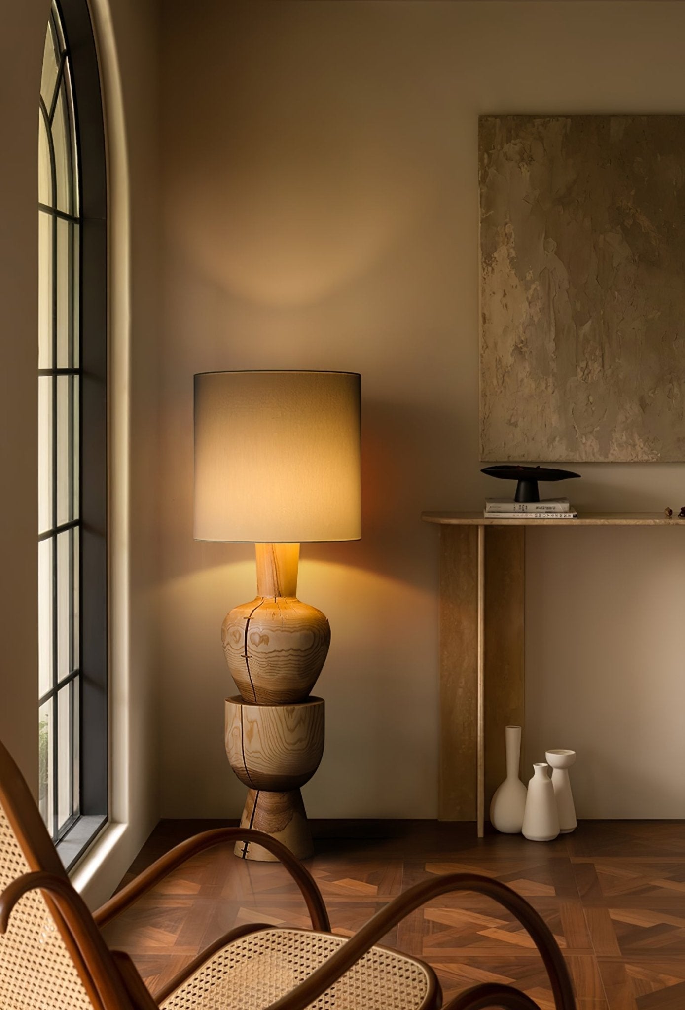 Ulvinir Wooden Table Lamp - Blowlighting