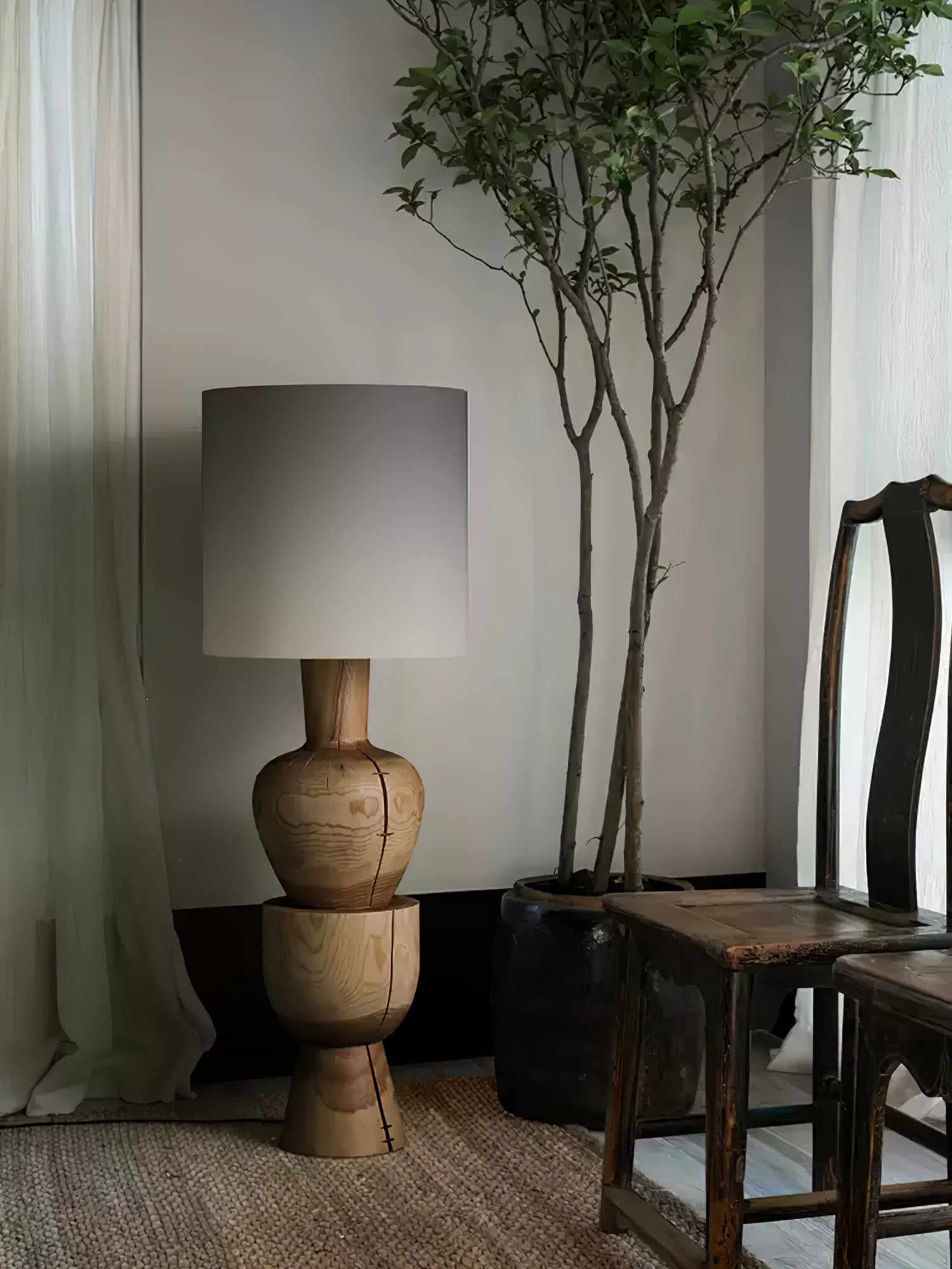 Ulvinir Wooden Table Lamp - Blowlighting