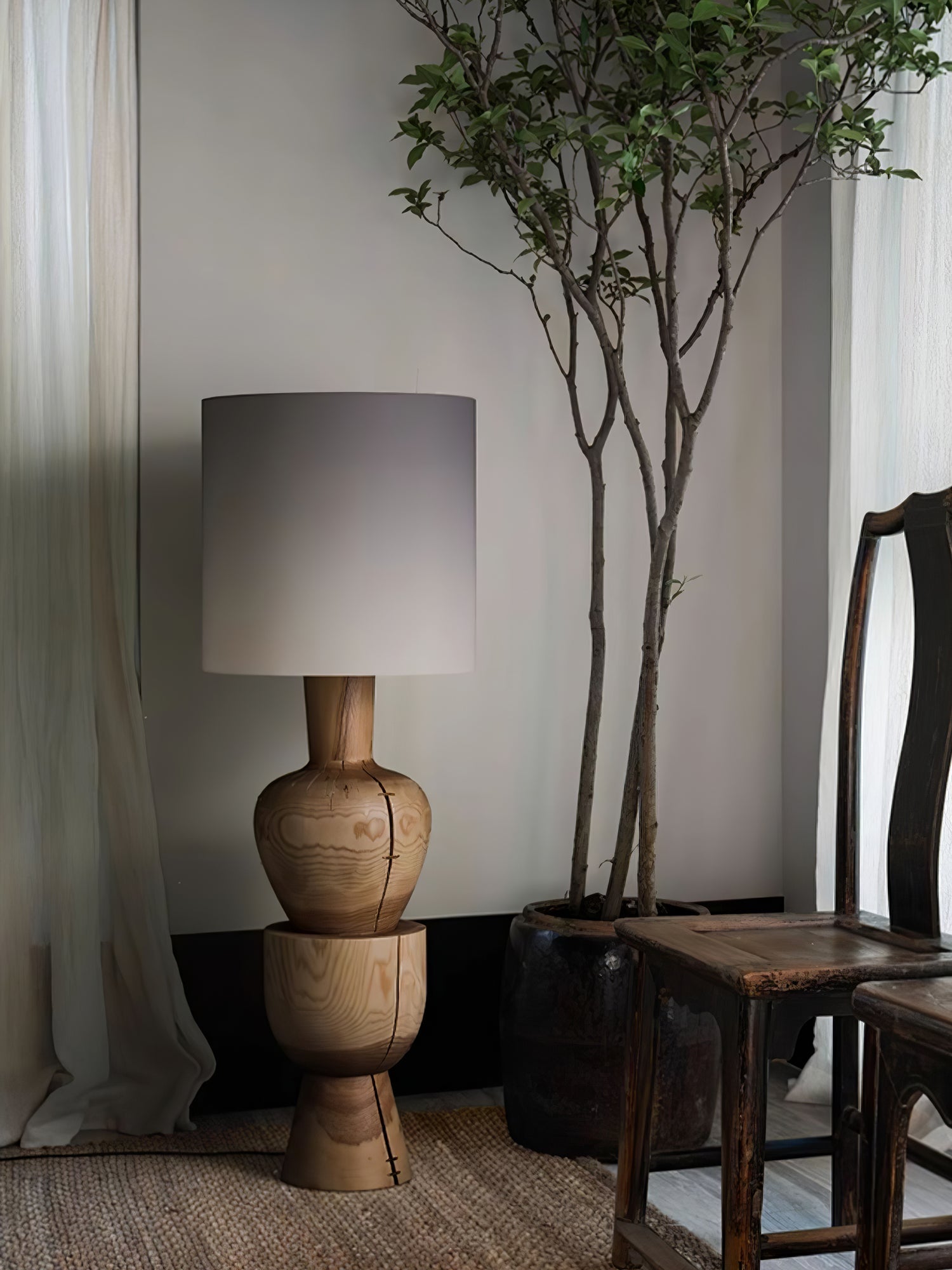 Ulvinir Wooden Table Lamp - Blowlighting