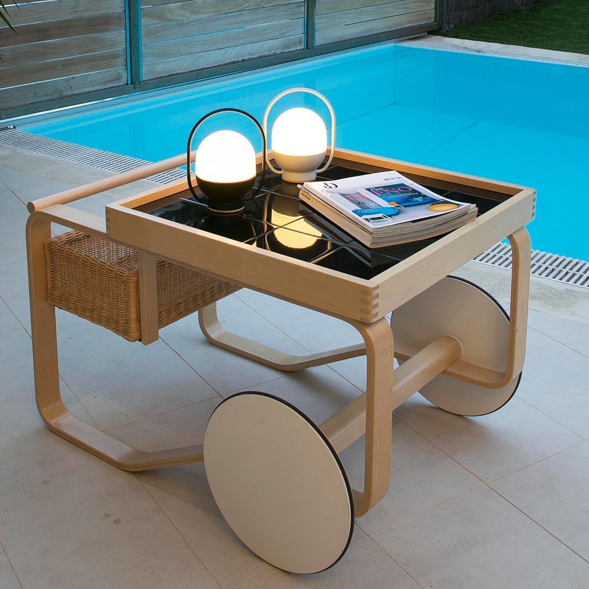 Orb Modern Glass Table Lamp - Blowlighting