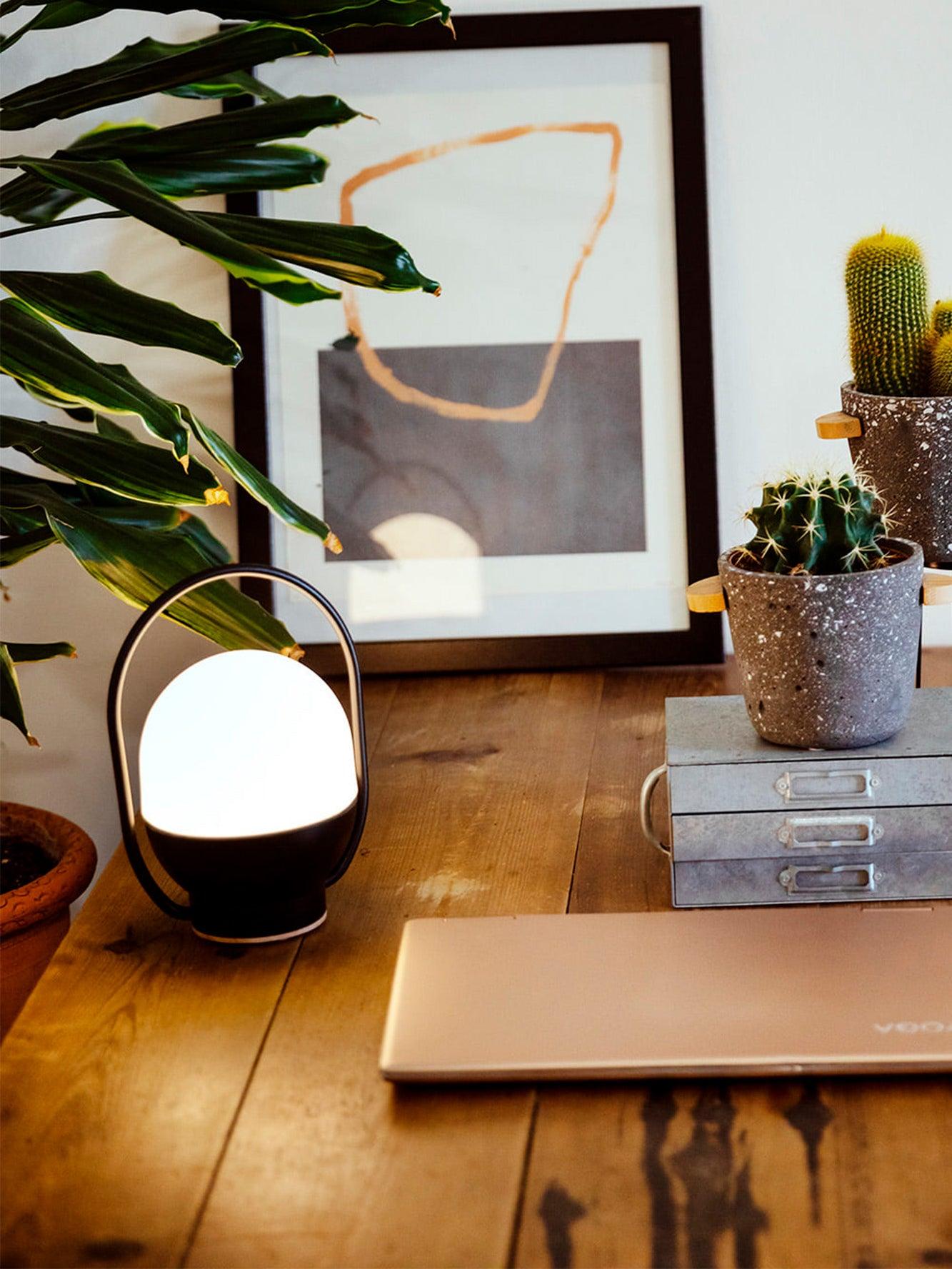 Orb Modern Glass Table Lamp - Blowlighting