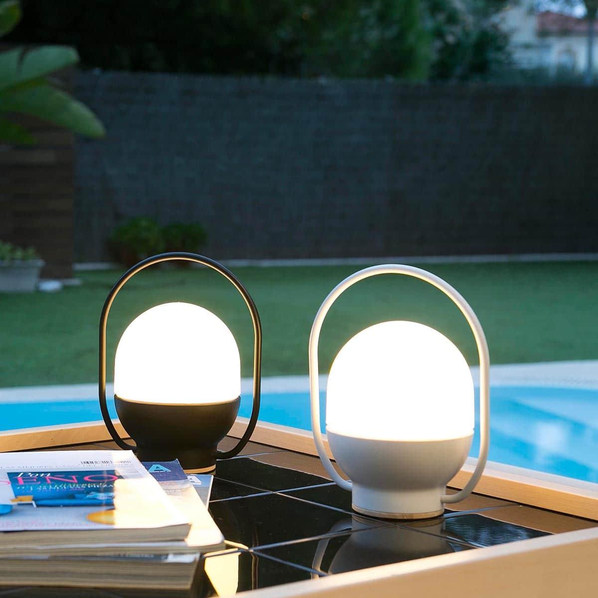 Orb Modern Glass Table Lamp - Blowlighting