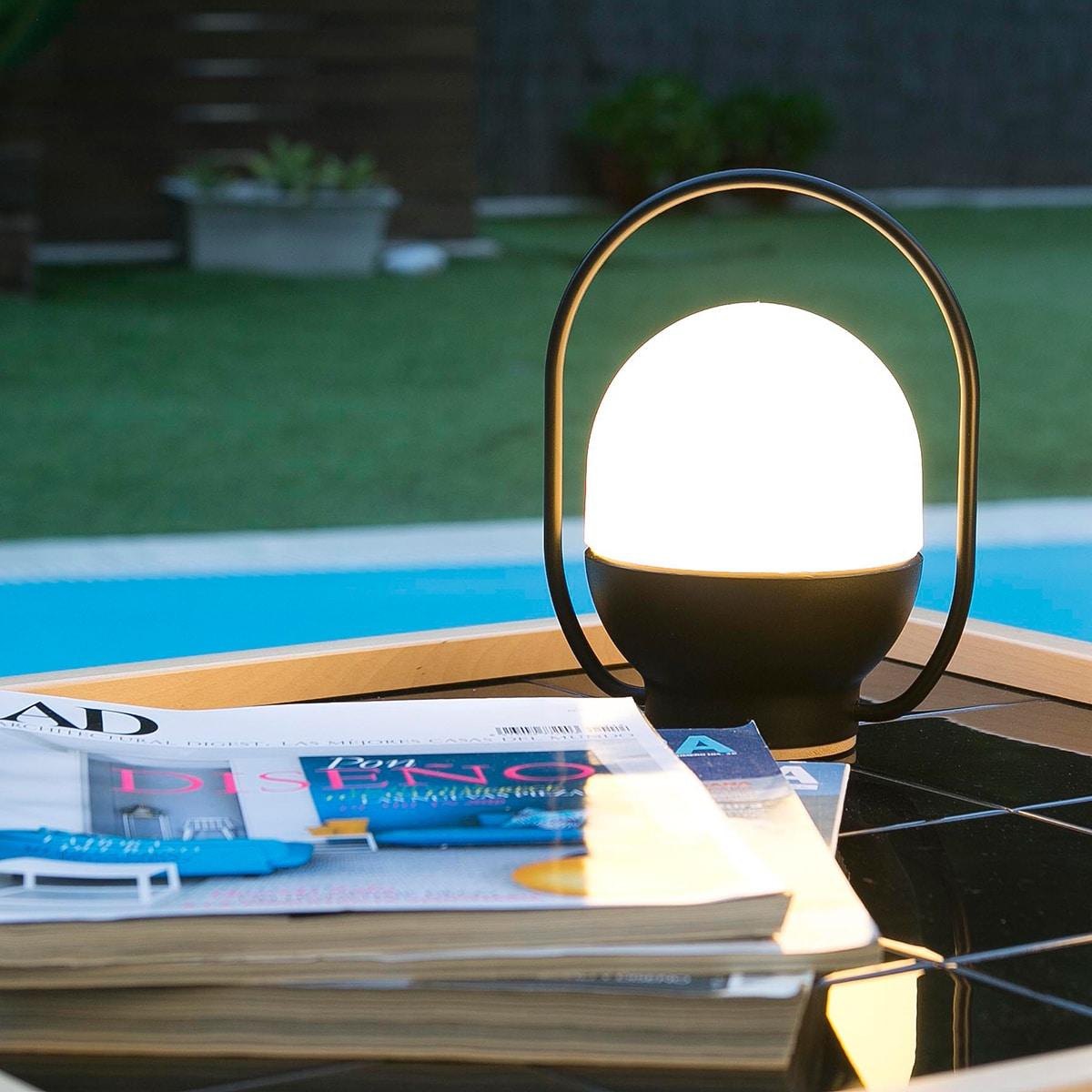 Orb Modern Glass Table Lamp - Blowlighting