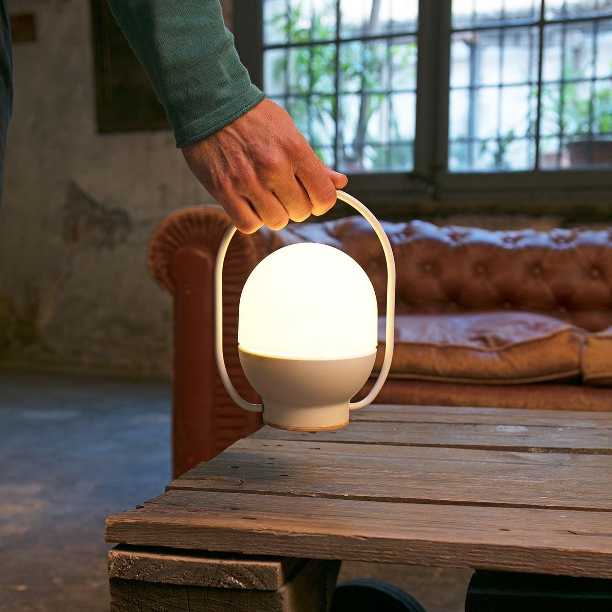 Orb Modern Glass Table Lamp - Blowlighting