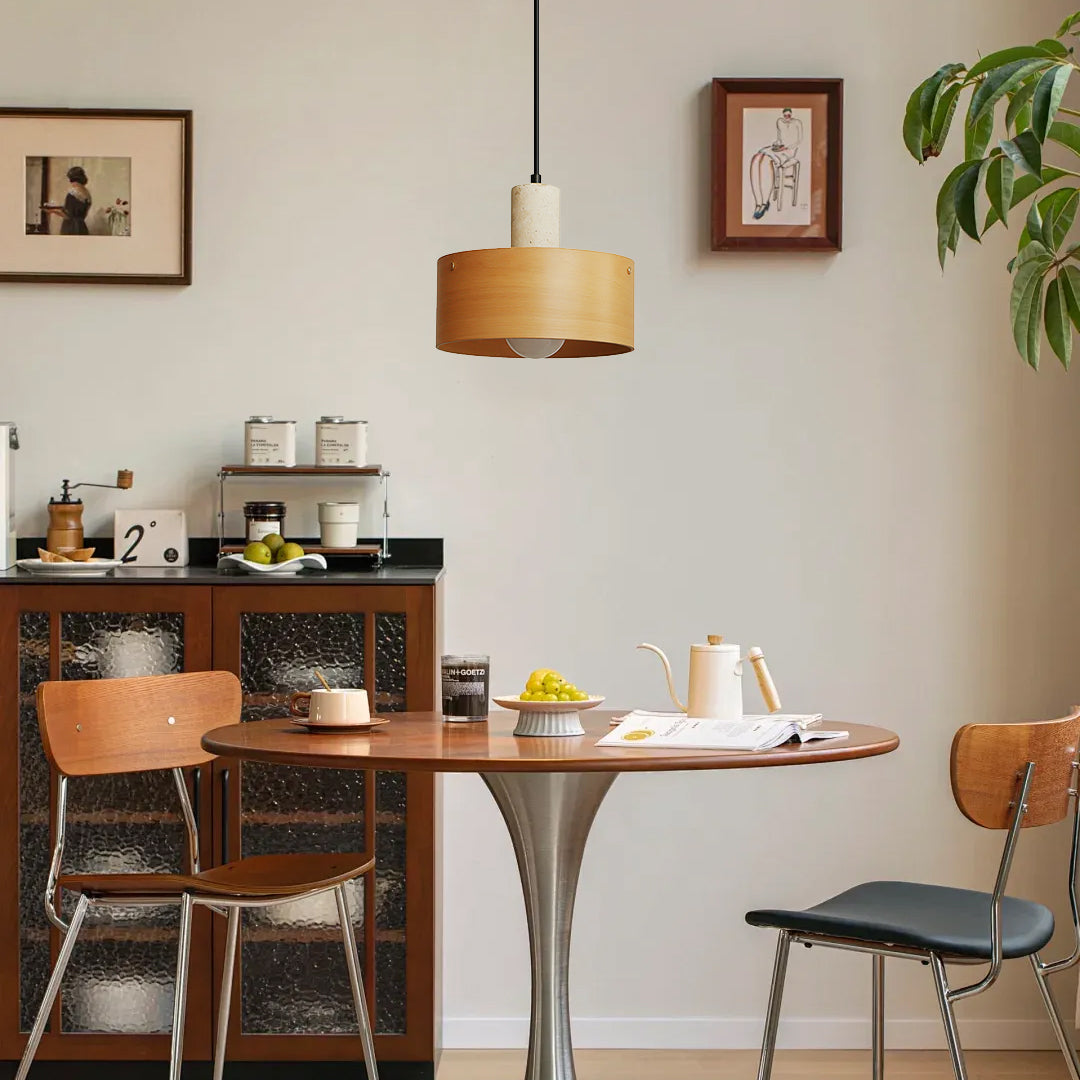 Tako Modern Travertine Pendant Light