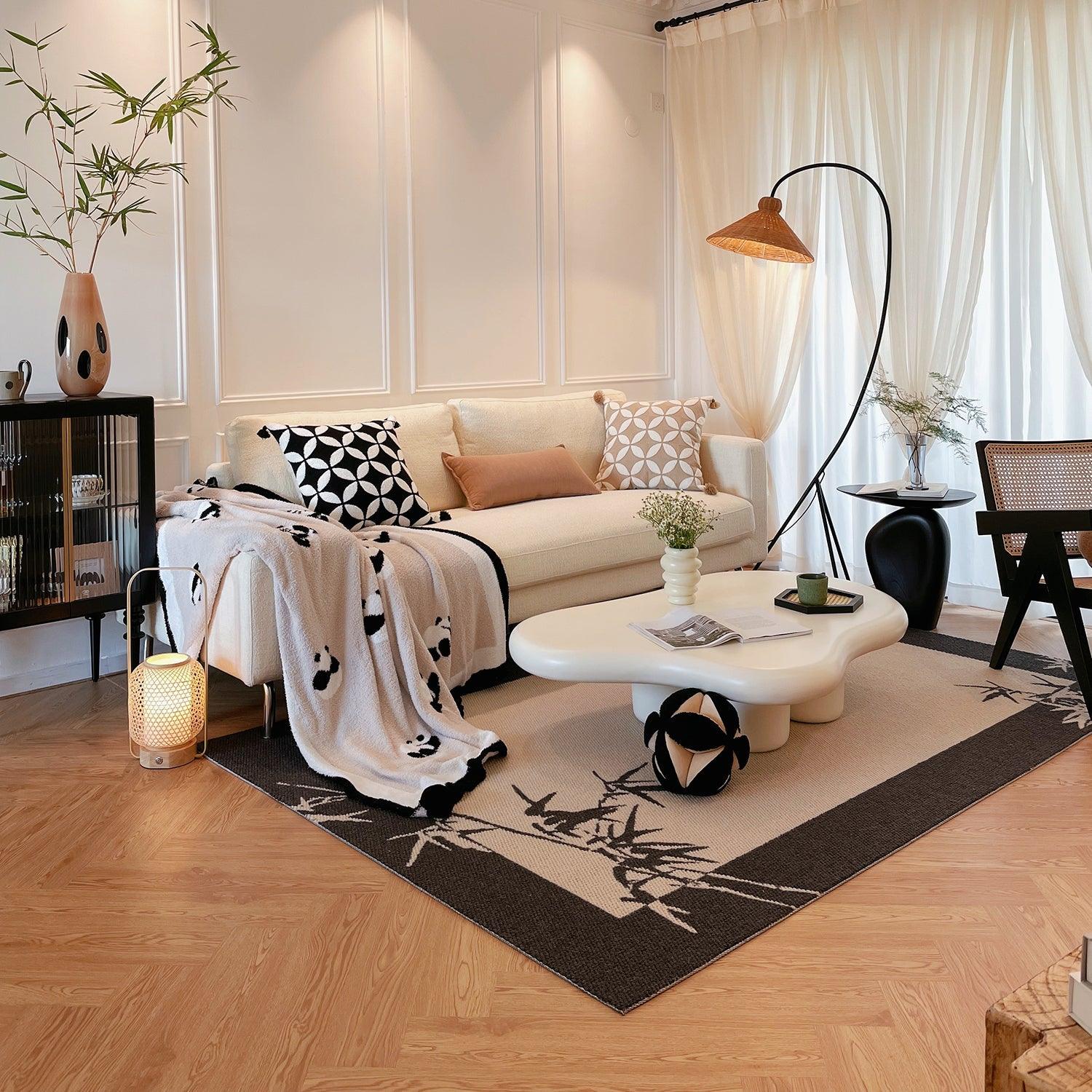Sombrero Rattan Arc Floor Lamp - Blowlighting