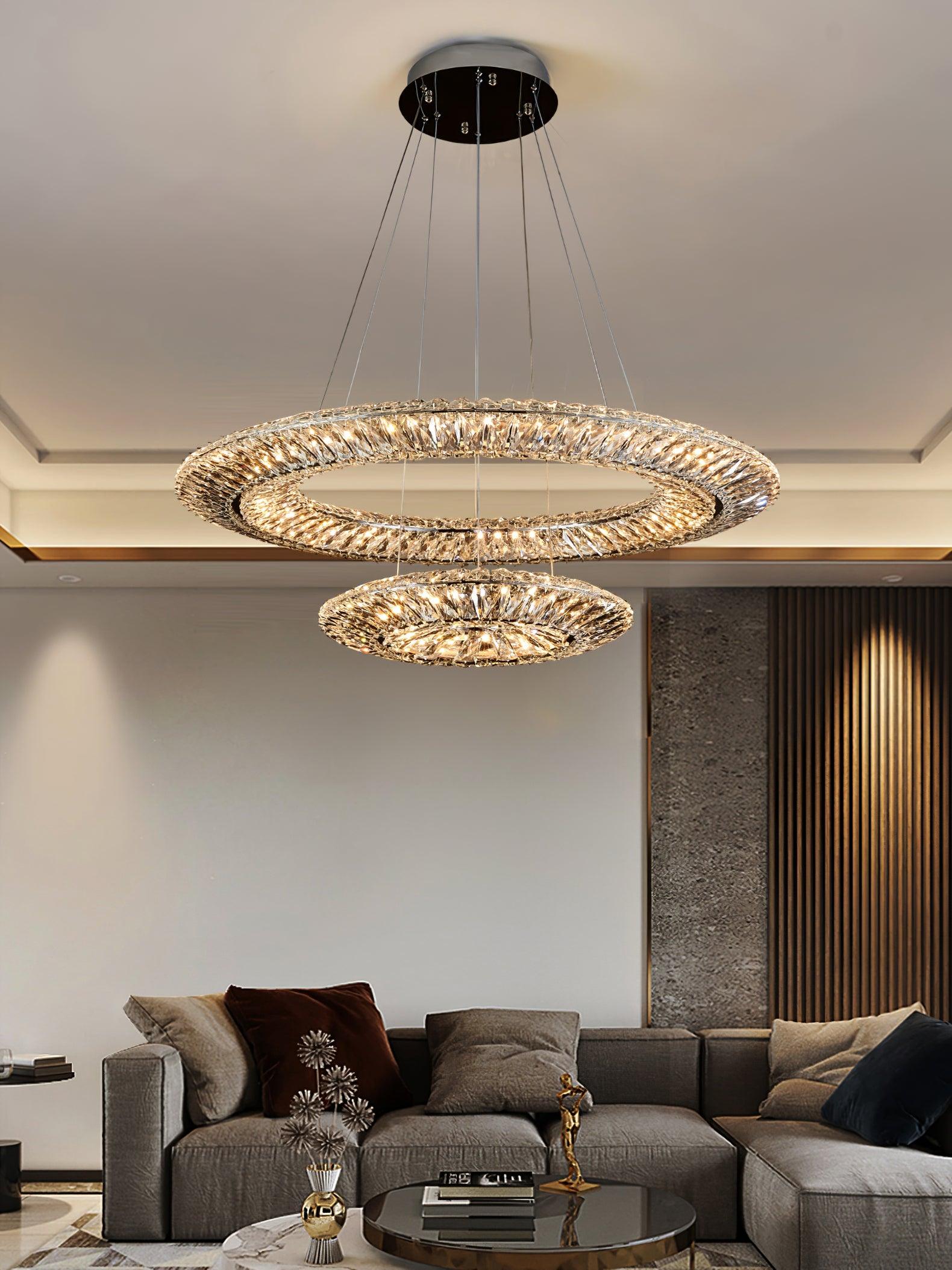 Tanager Geometric Chandelier - Blowlighting