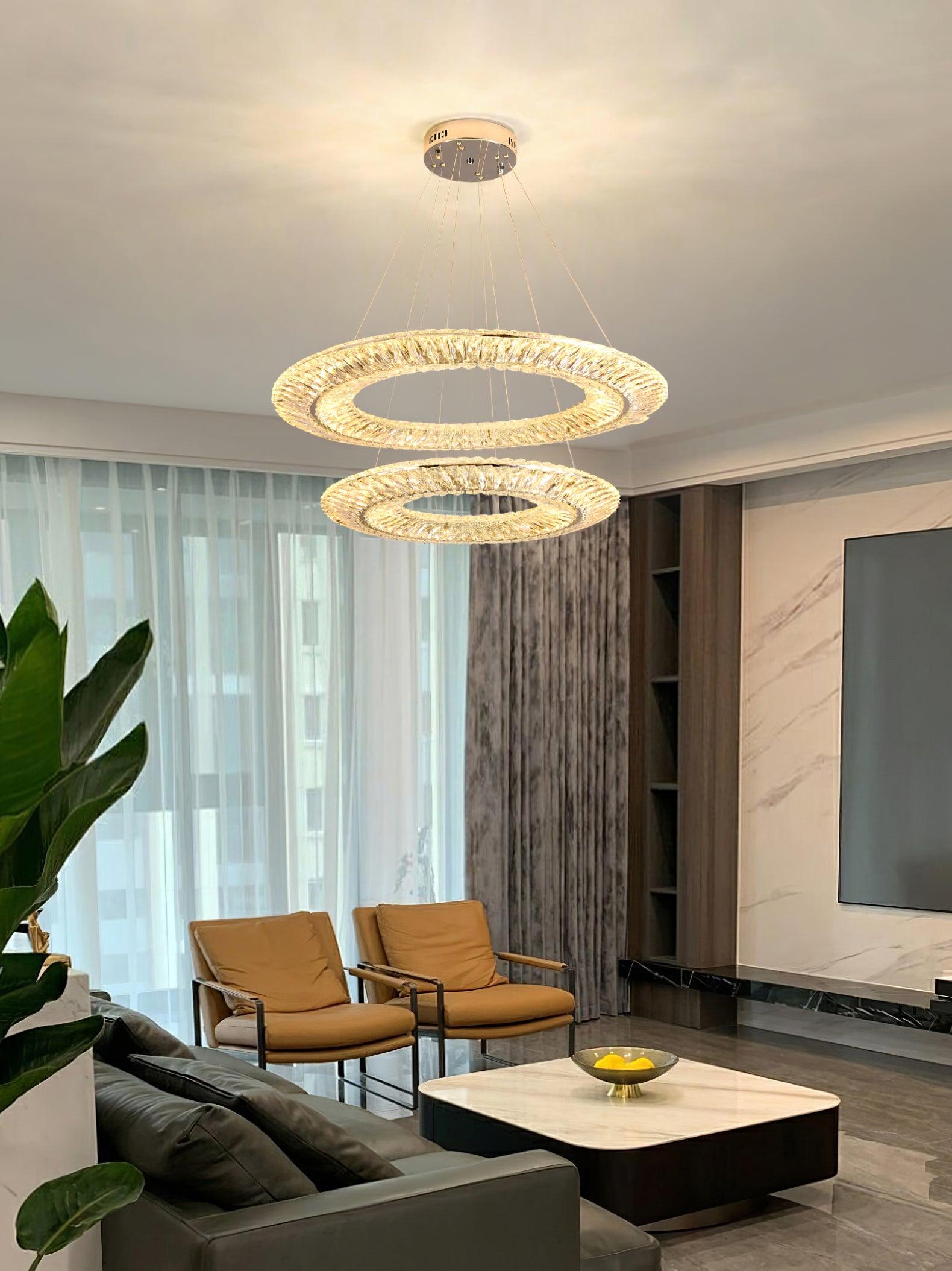 Tanager Geometric Chandelier - Blowlighting