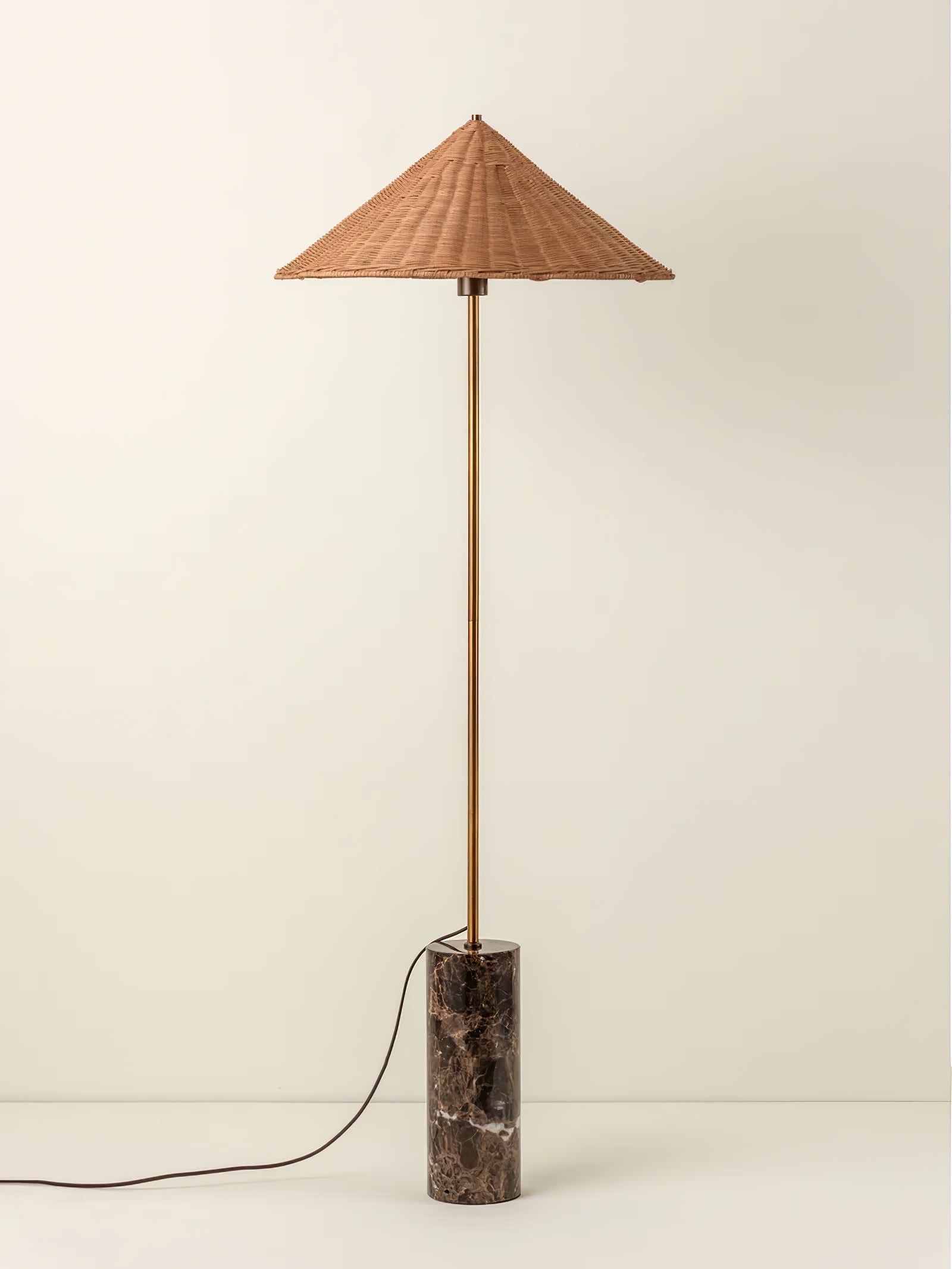 Zenith Bohemian Marble Floor Lamp - Blowlighting