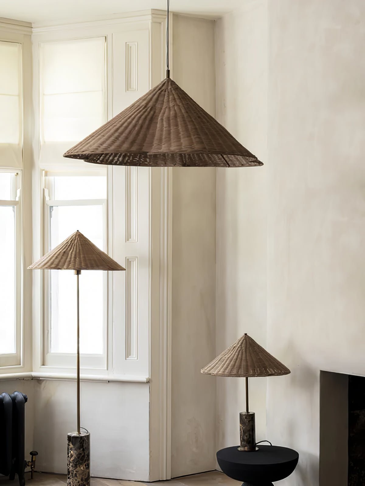 Zenith Bohemian Marble Floor Lamp - Blowlighting