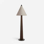 Taper Scandinavian Wood Crest Floor Light