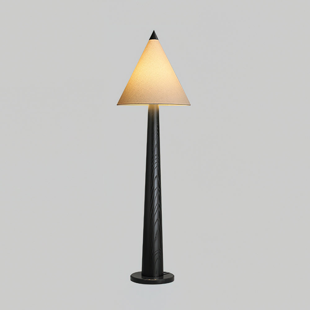 Taper Scandinavian Wood Crest Floor Light