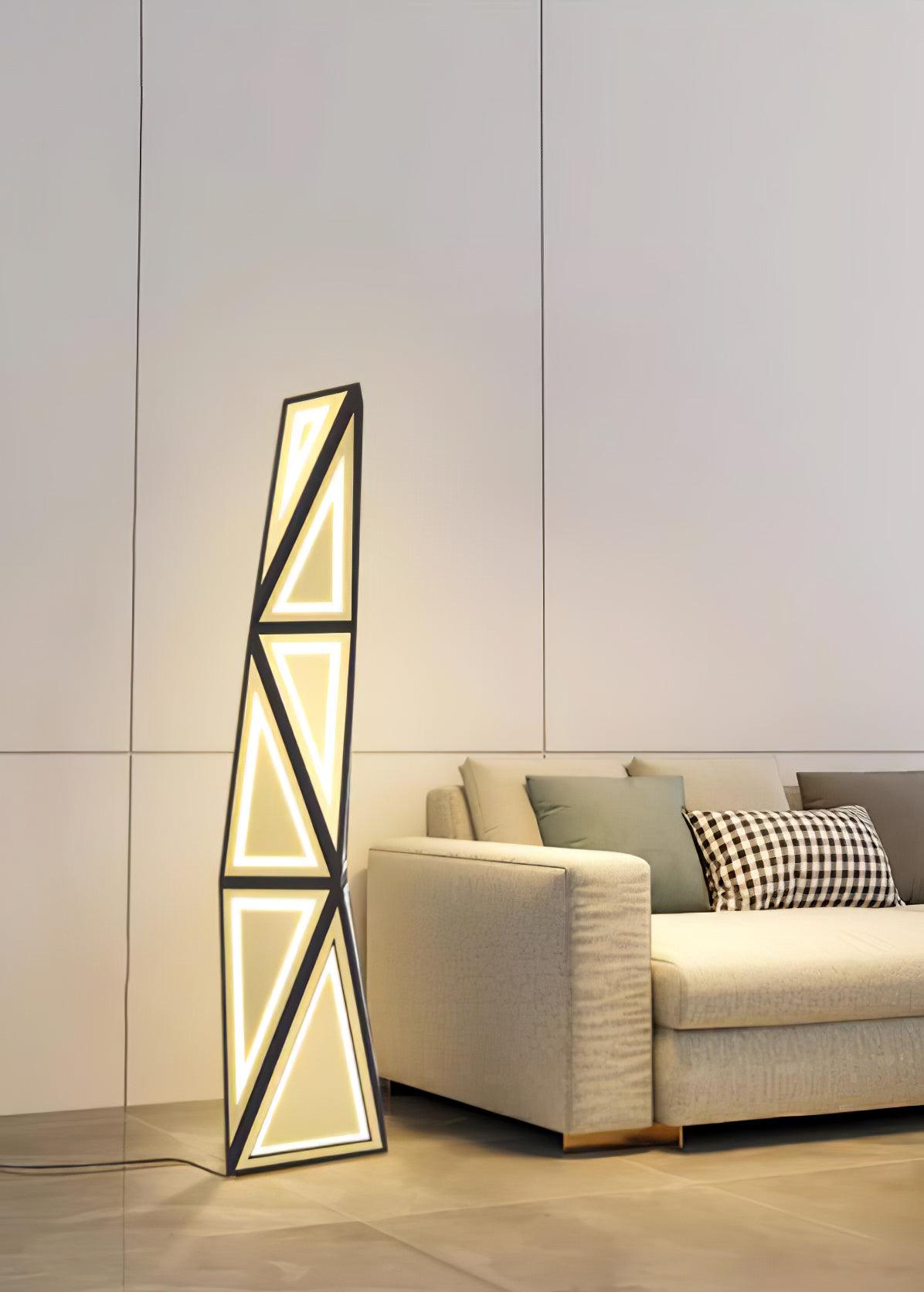 Evvelora Geometric LED Floor Lamp - Blowlighting