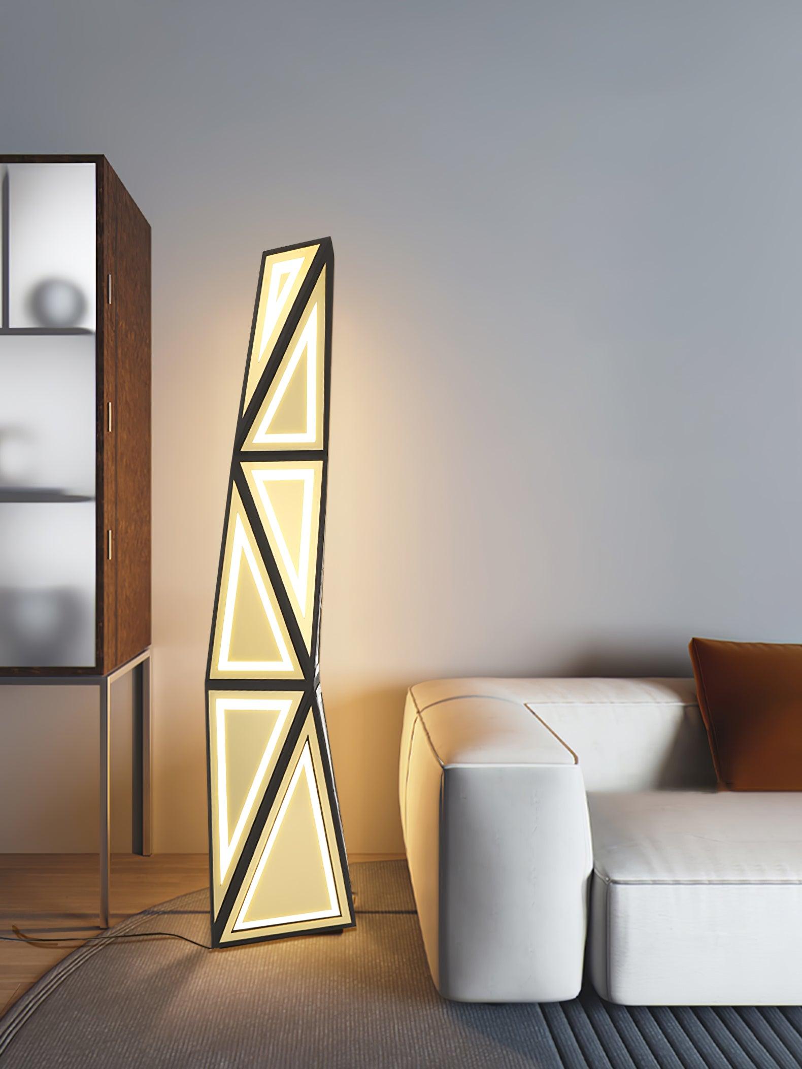 Evvelora Geometric LED Floor Lamp - Blowlighting