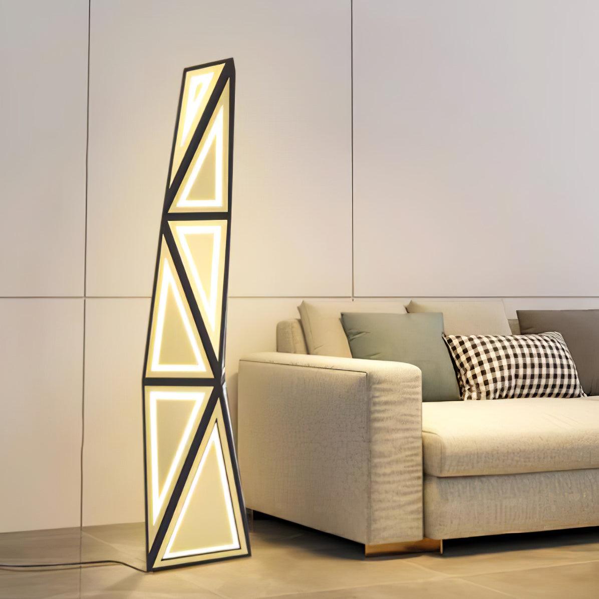 Evvelora Geometric LED Floor Lamp - Blowlighting