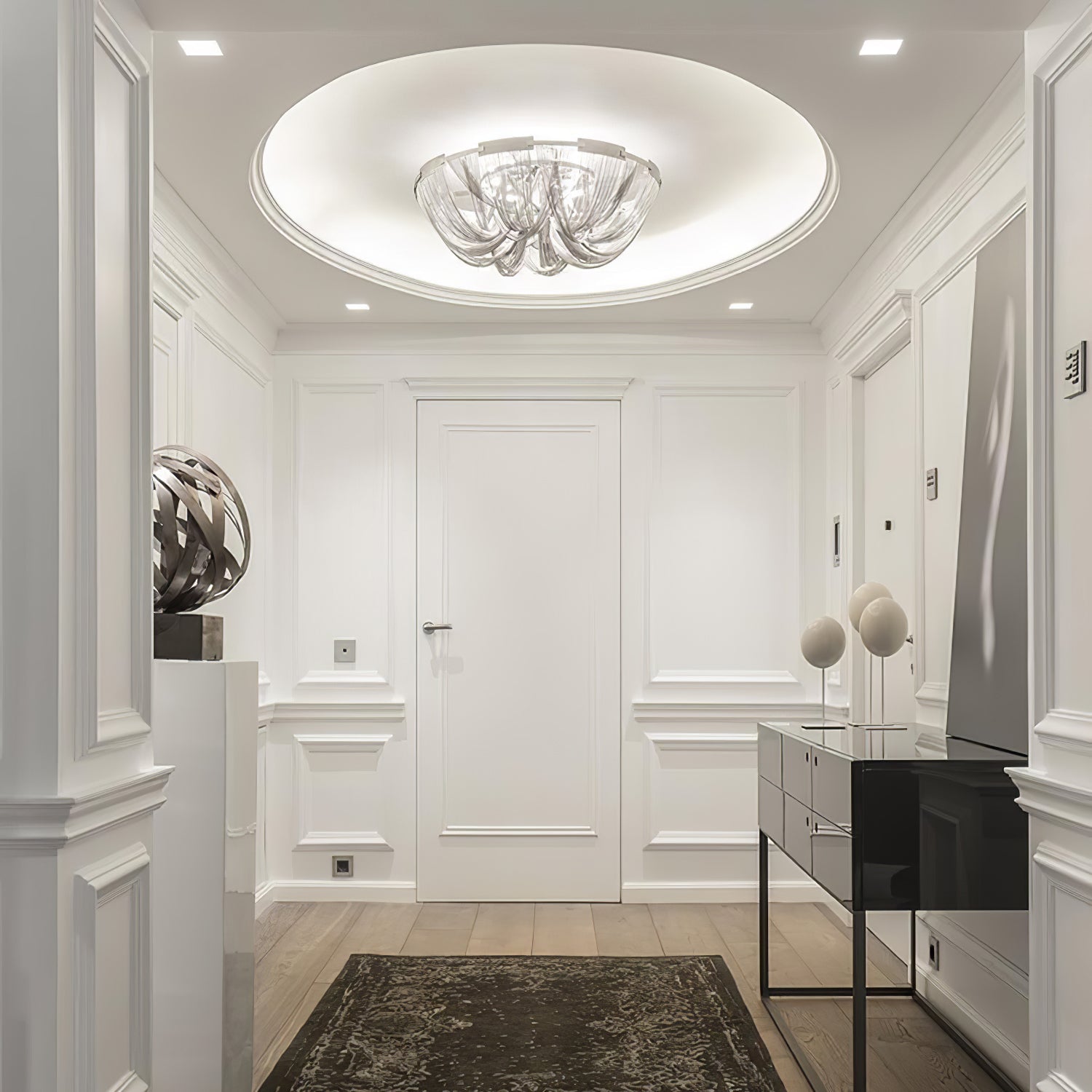 Tassel Aluminum Chain Ceiling Light - Blowlighting