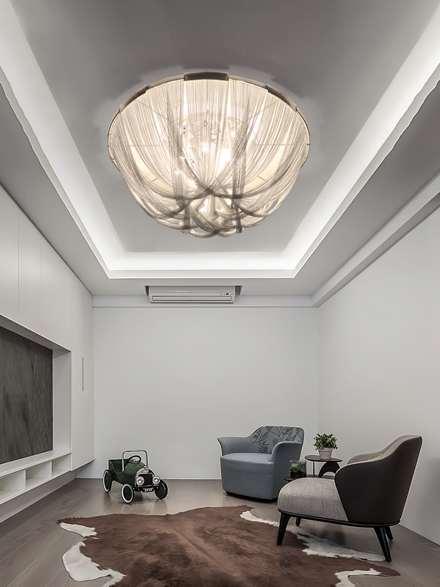 Tassel Aluminum Chain Ceiling Light - Blowlighting
