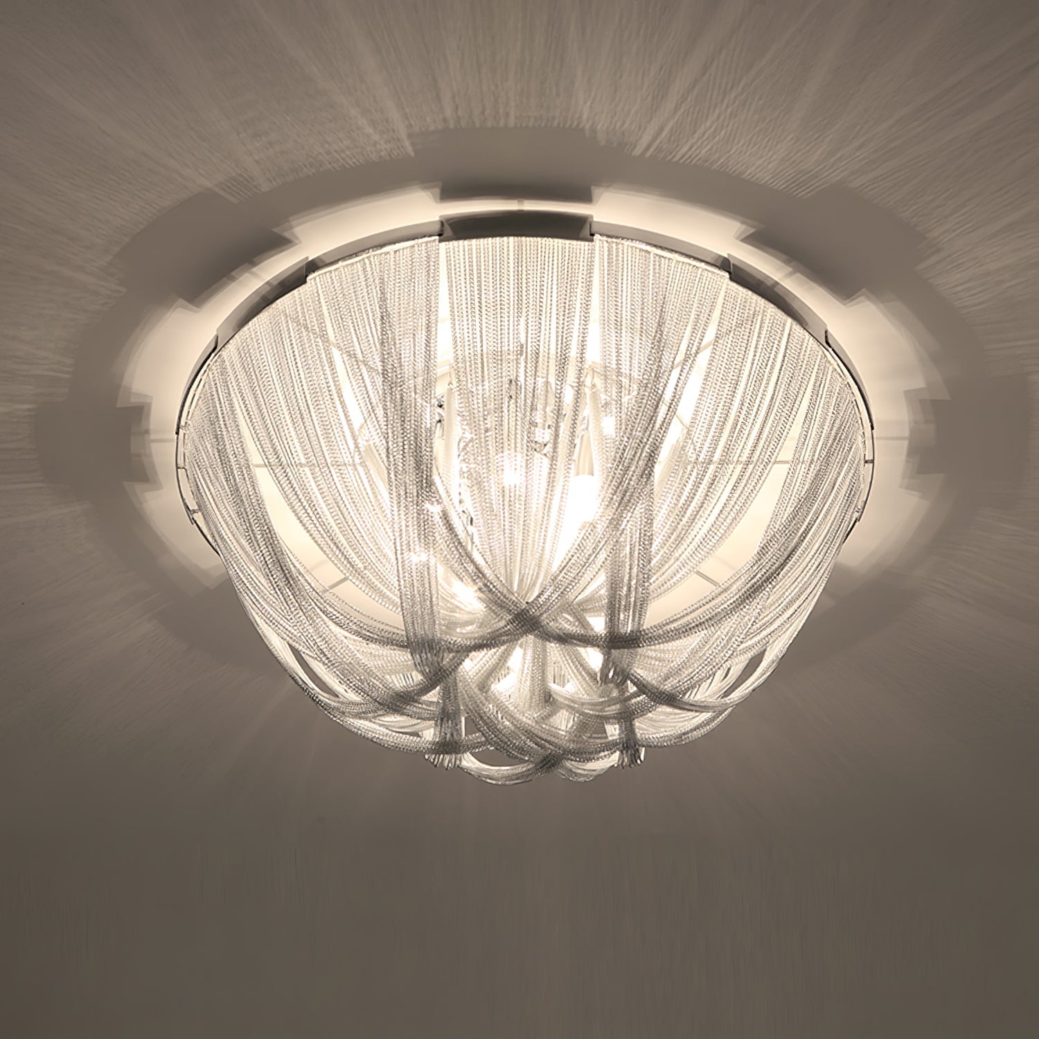 Tassel Aluminum Chain Ceiling Light - Blowlighting