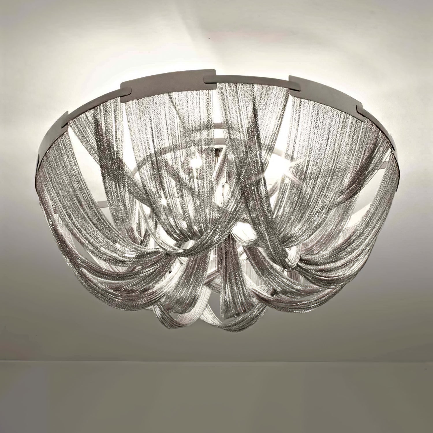 Tassel Aluminum Chain Ceiling Light - Blowlighting