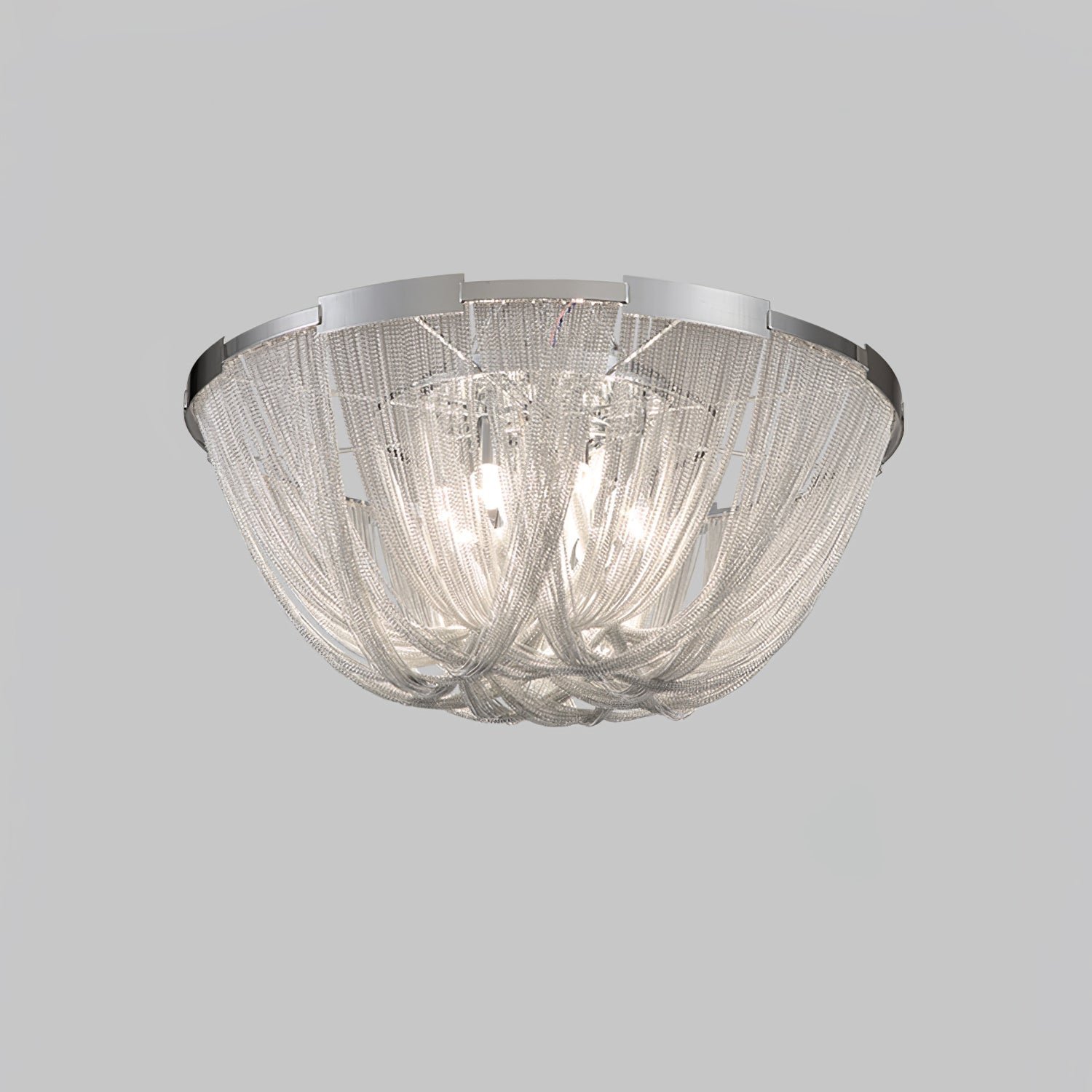 Tassel Aluminum Chain Ceiling Light - Blowlighting
