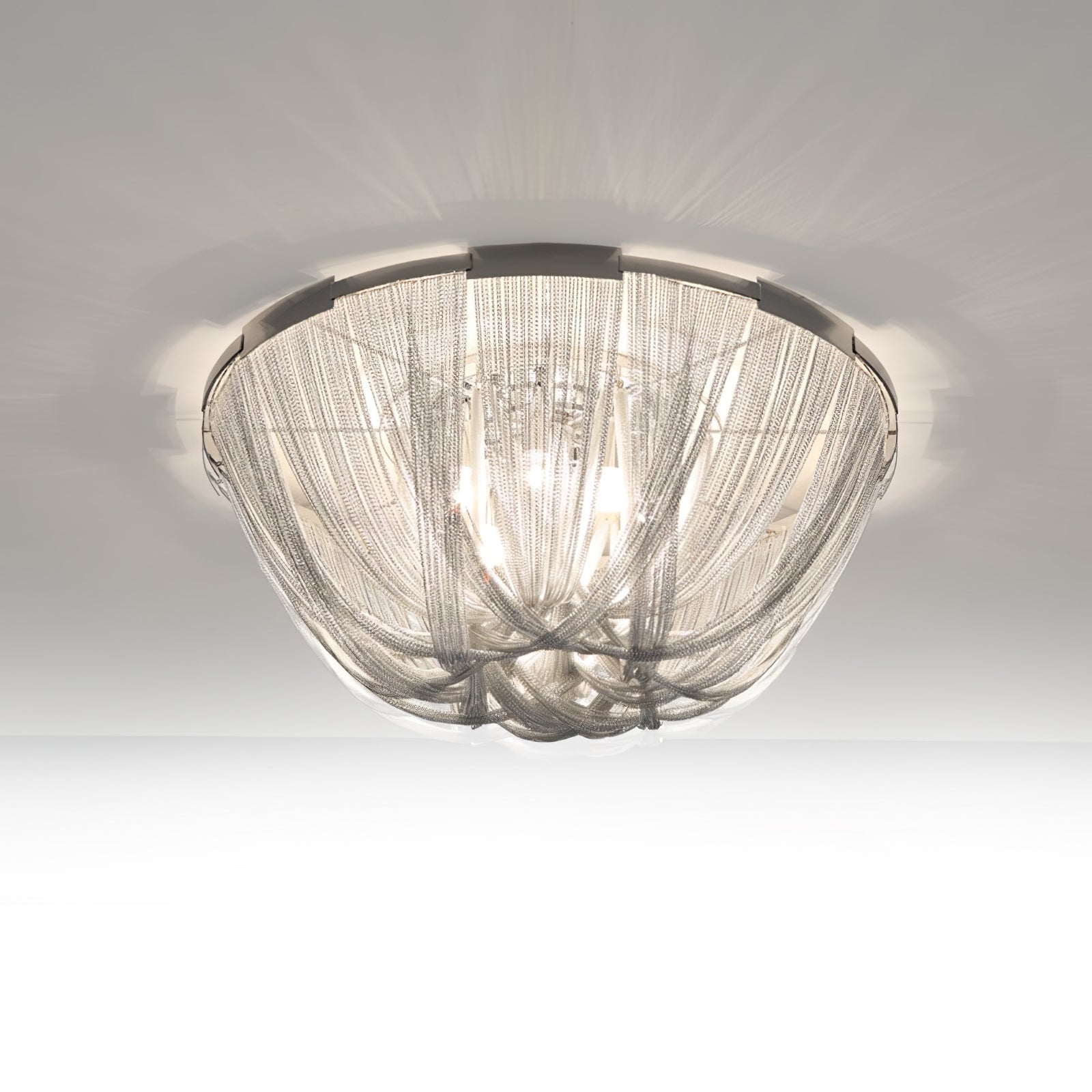 Tassel Aluminum Chain Ceiling Light - Blowlighting