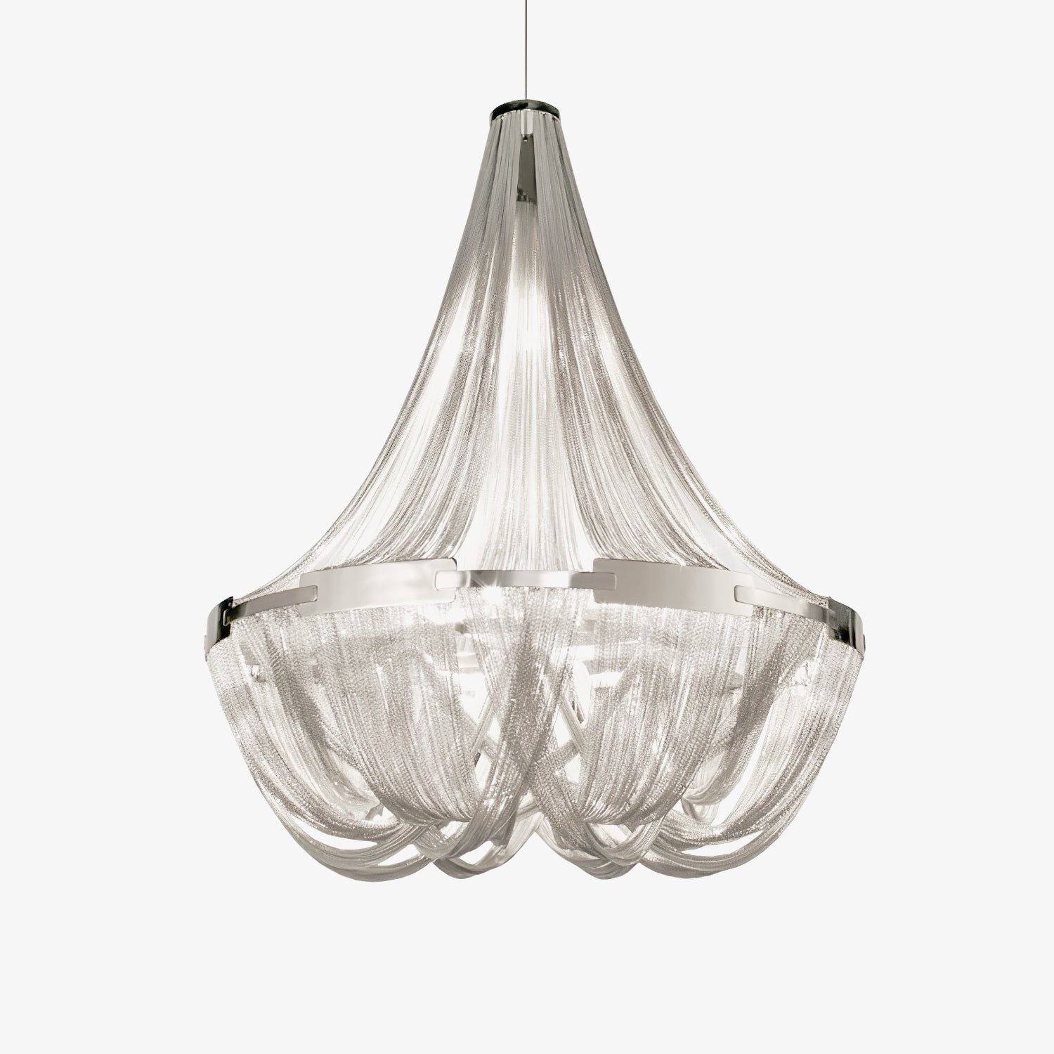 Tassel Aluminum Chain Chandelier - Blowlighting