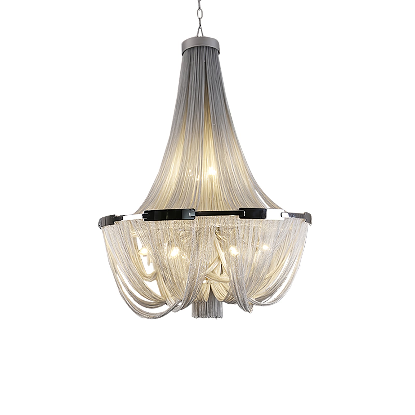 Tassel Aluminum Chain Chandelier - Blowlighting